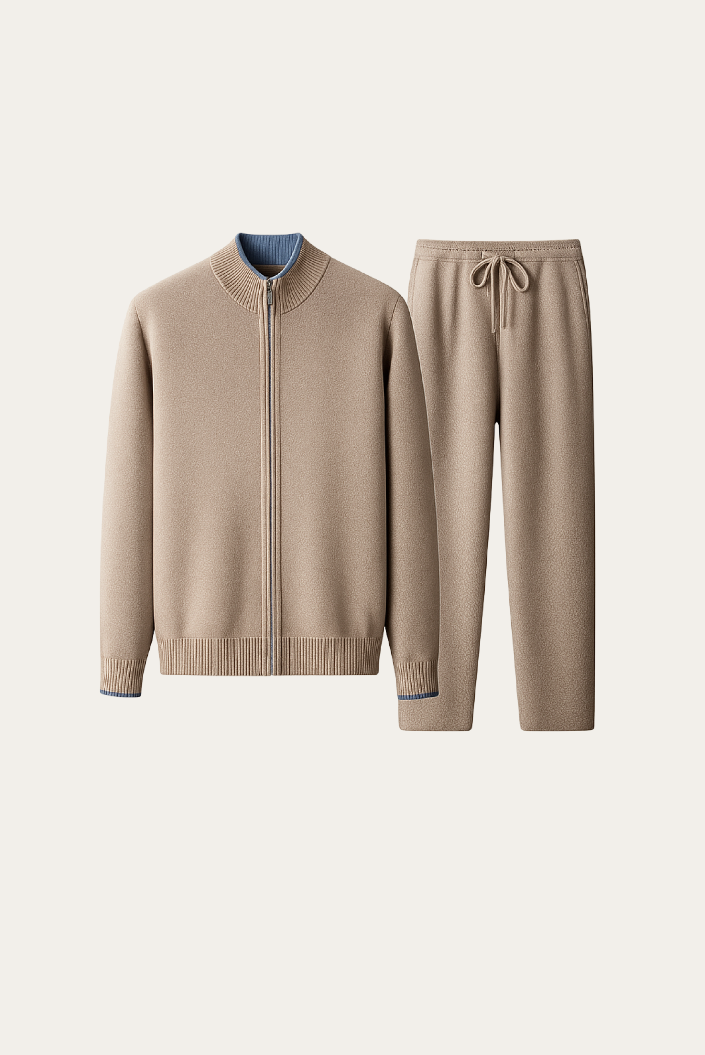 Beige Merino Nocturne Set