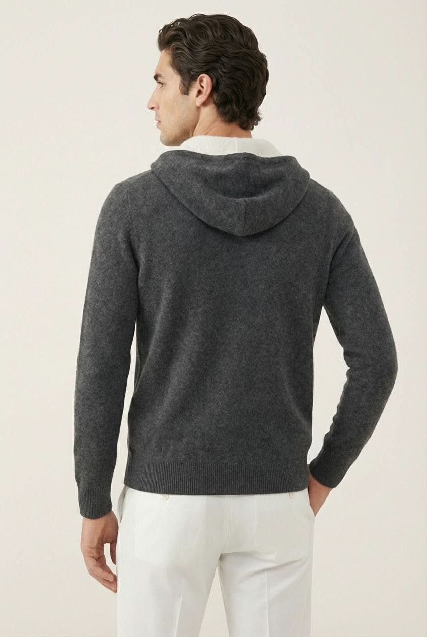 Santo Zipper Vest Grey