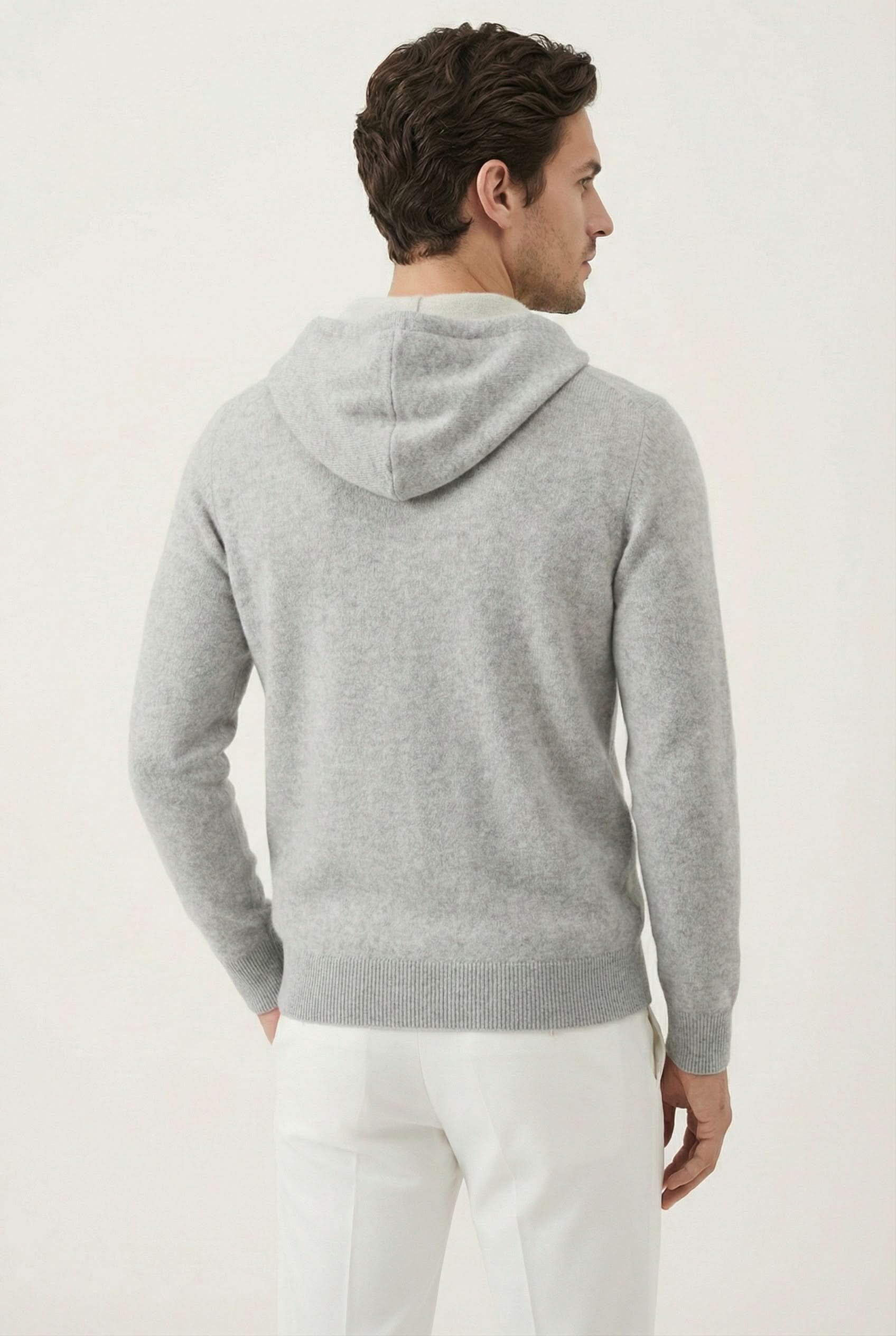 Santo Zipper Vest Light Grey