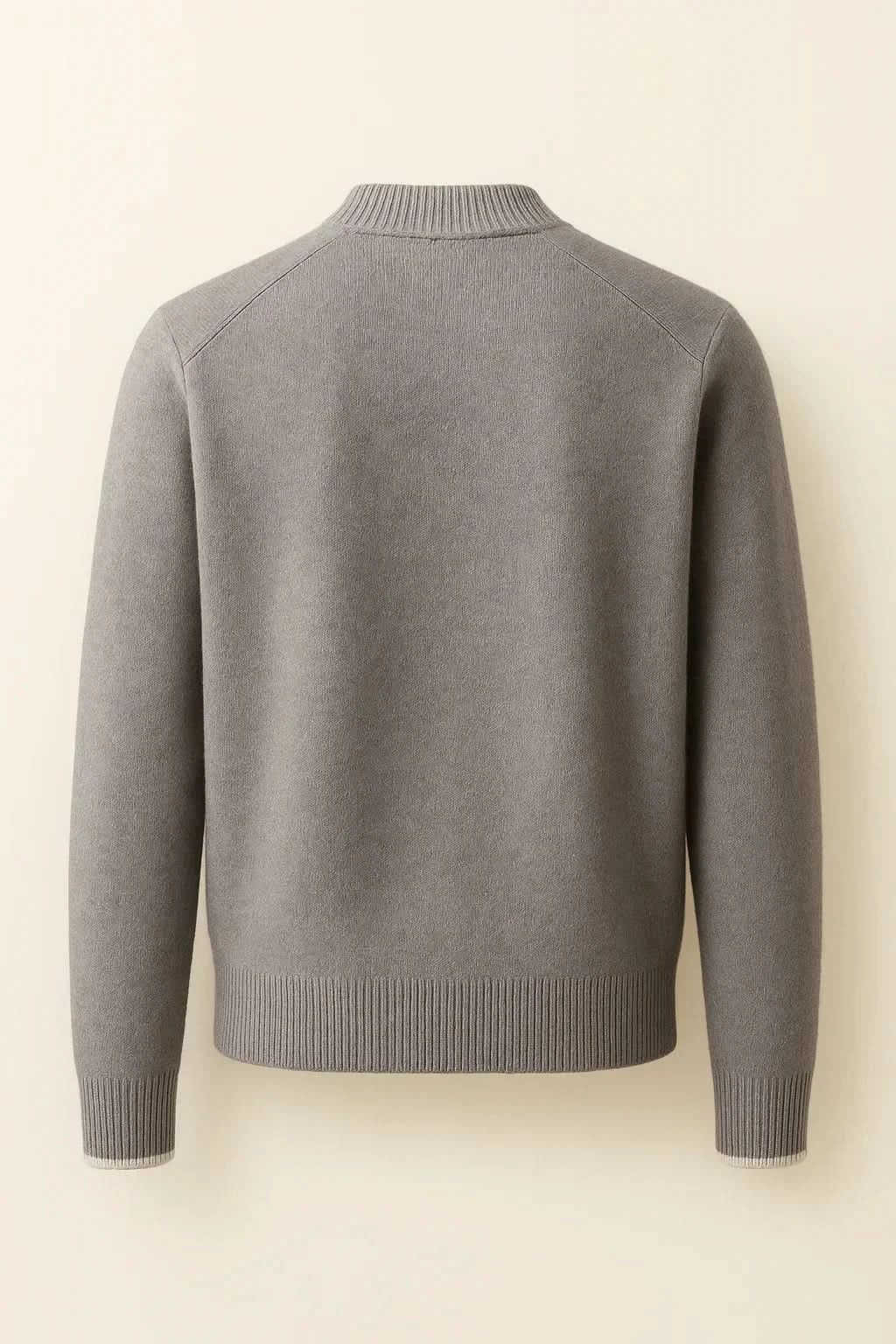 Classic Half Zip Beige