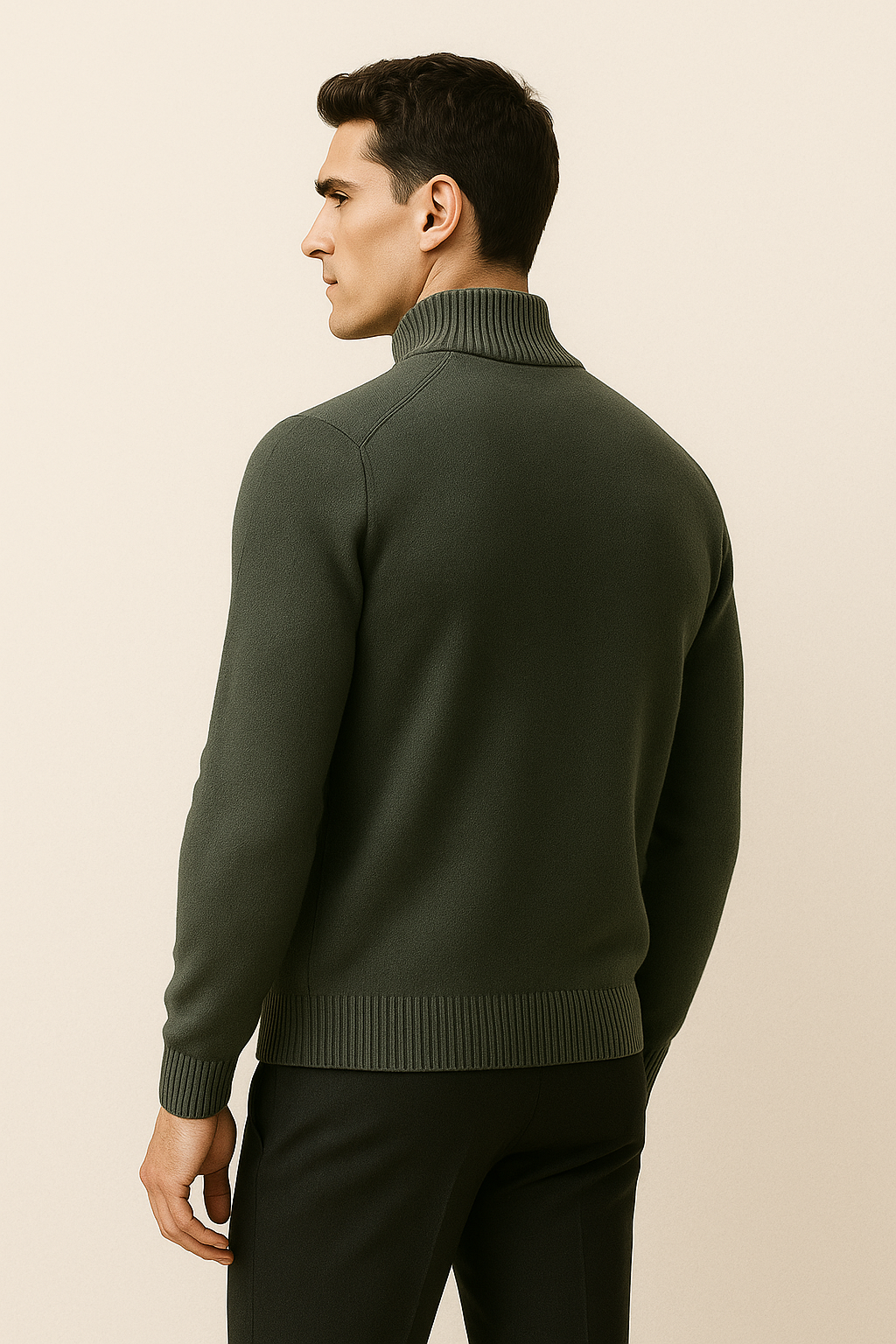 Giotto Cashmere Cardigan Forest