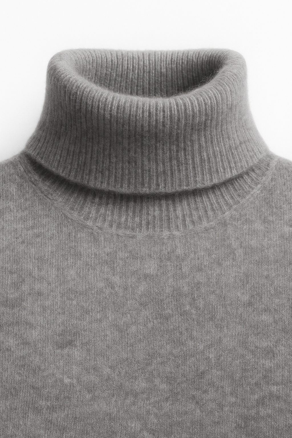 Carezza Cashmere Turtleneck Grey