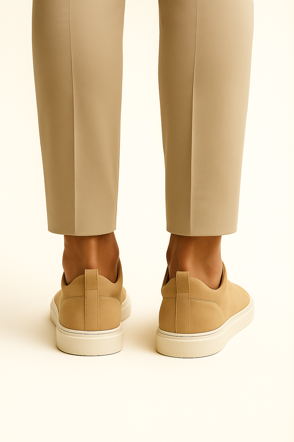 Emirali Suede Slip-On Beige