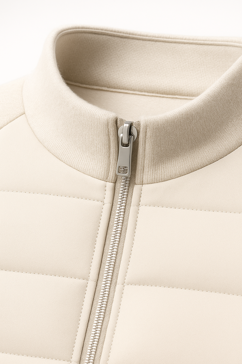 Sorrento Wool Padded Jacket Ivory