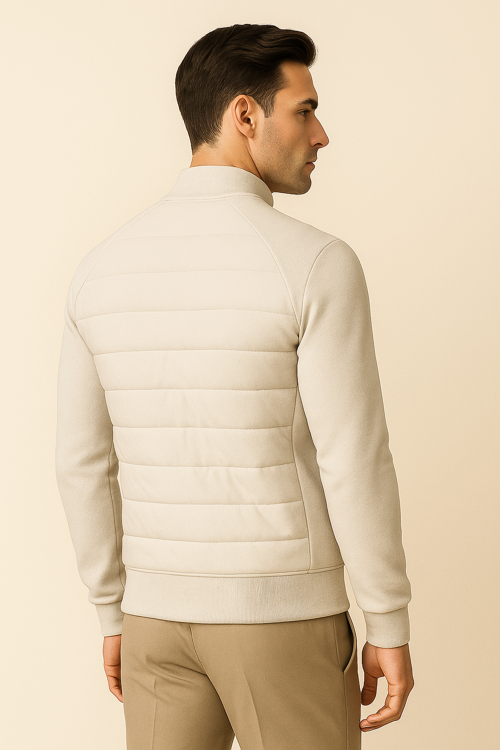 Sorrento Wool Padded Jacket Ivory
