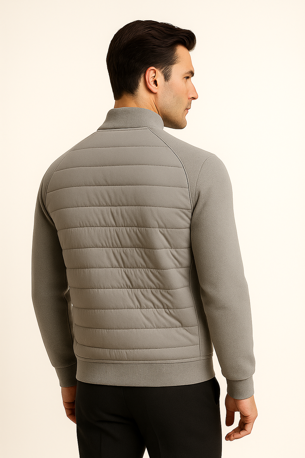 Sorrento Wool Padded Jacket Grey