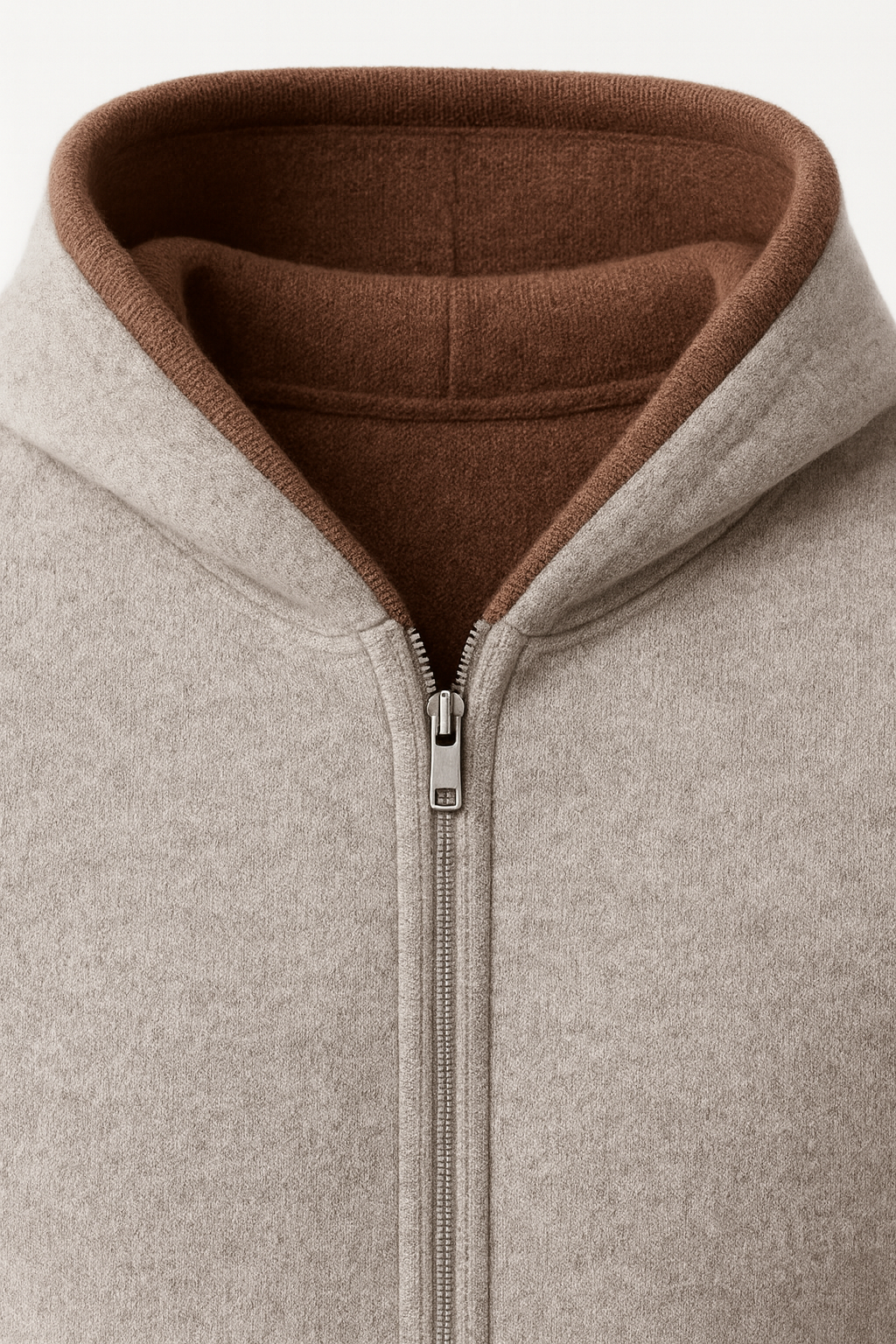Marco Zipper Vest Brown