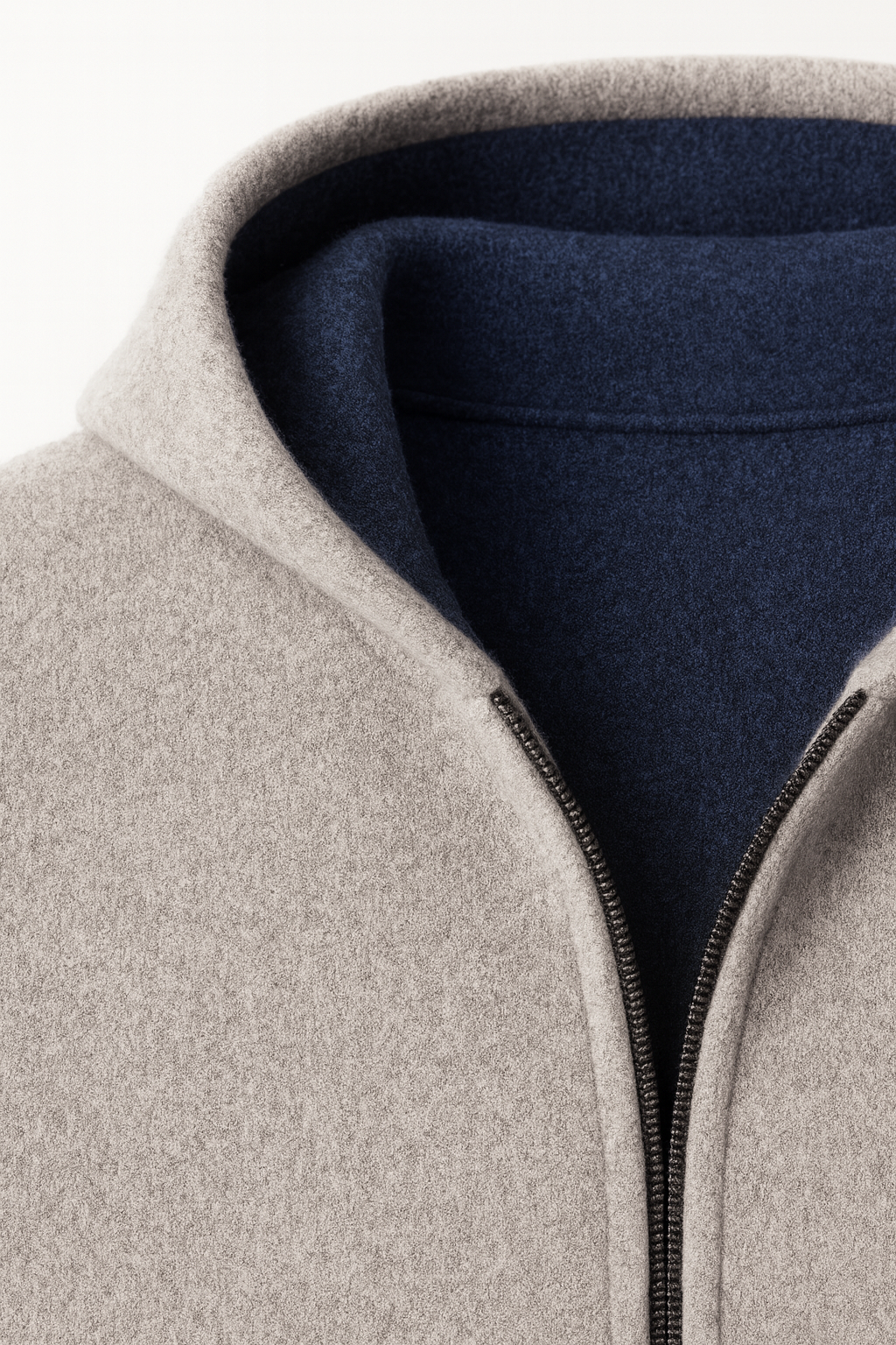 Marco ZIpper Vest Grey