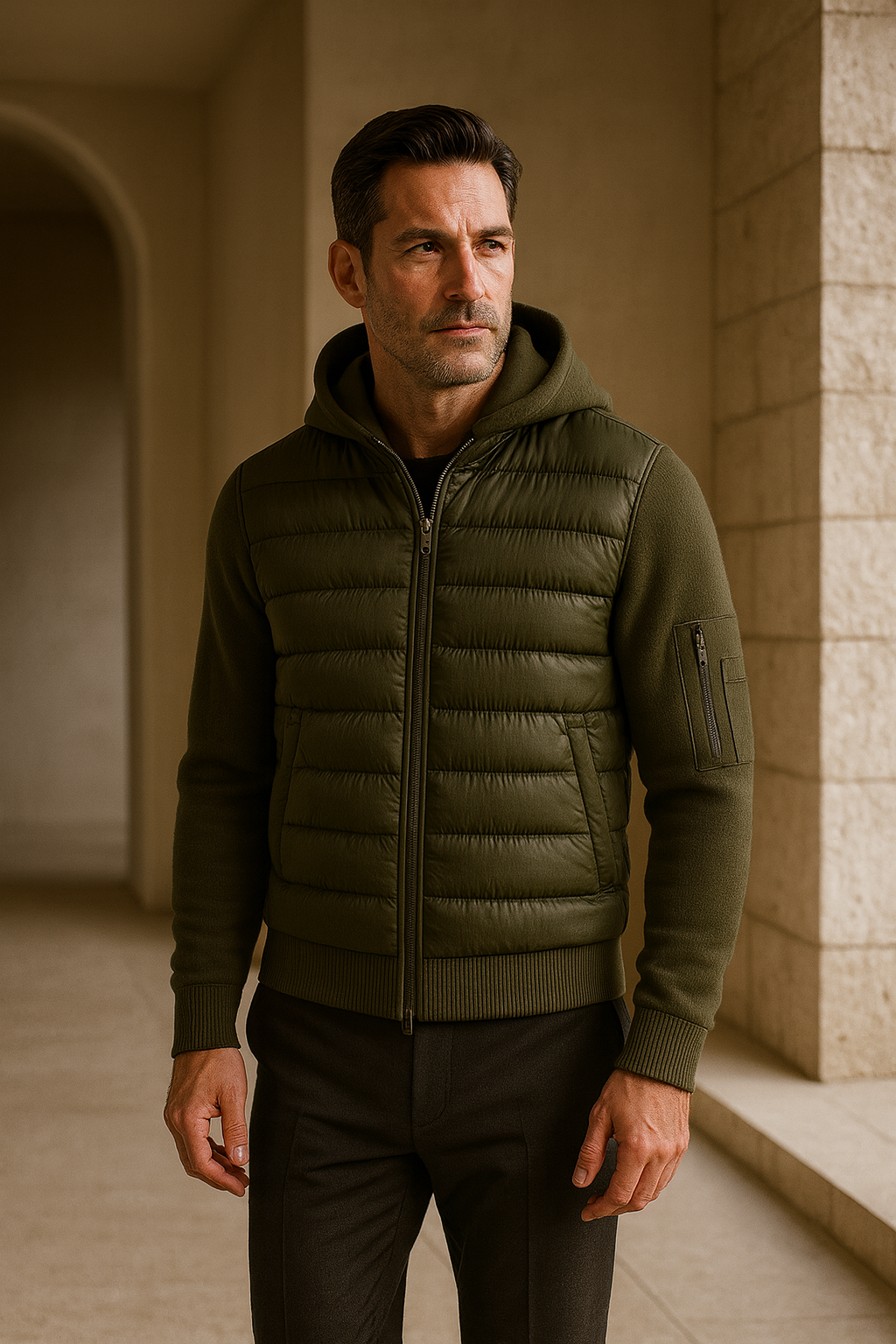 Valmero Zip Jacket Green