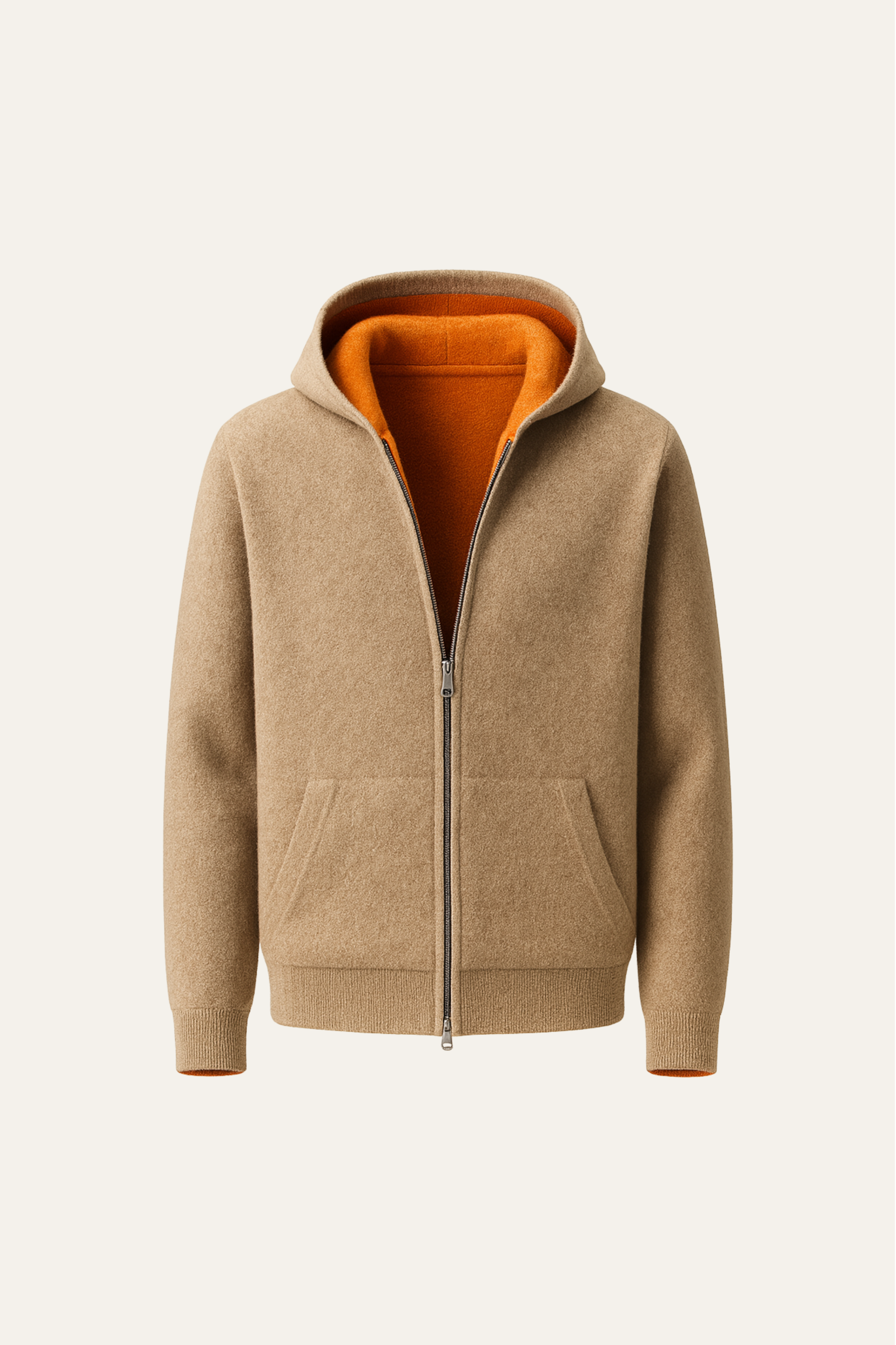 Marco Zipper Vest Sand