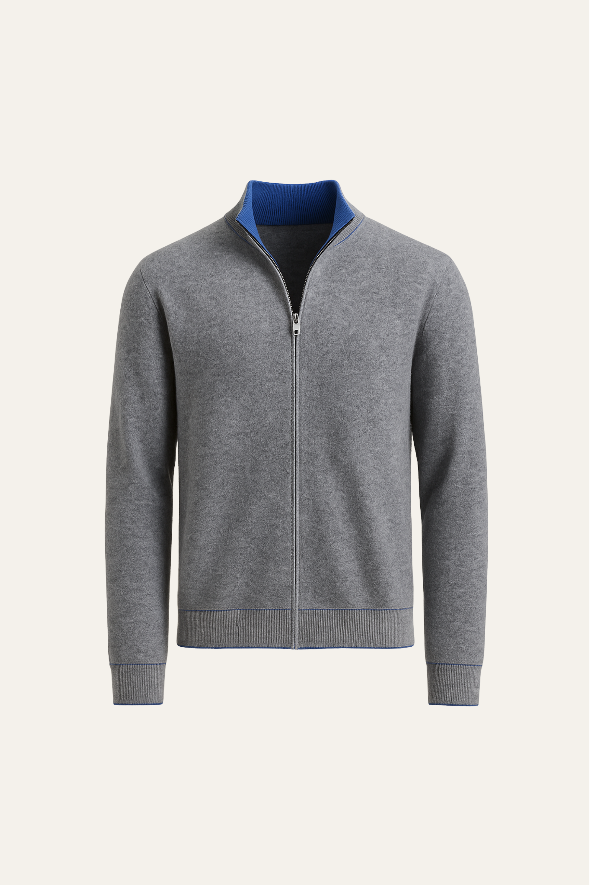 GEORGIO REVERSIBLE ZIP KNIT NAVY