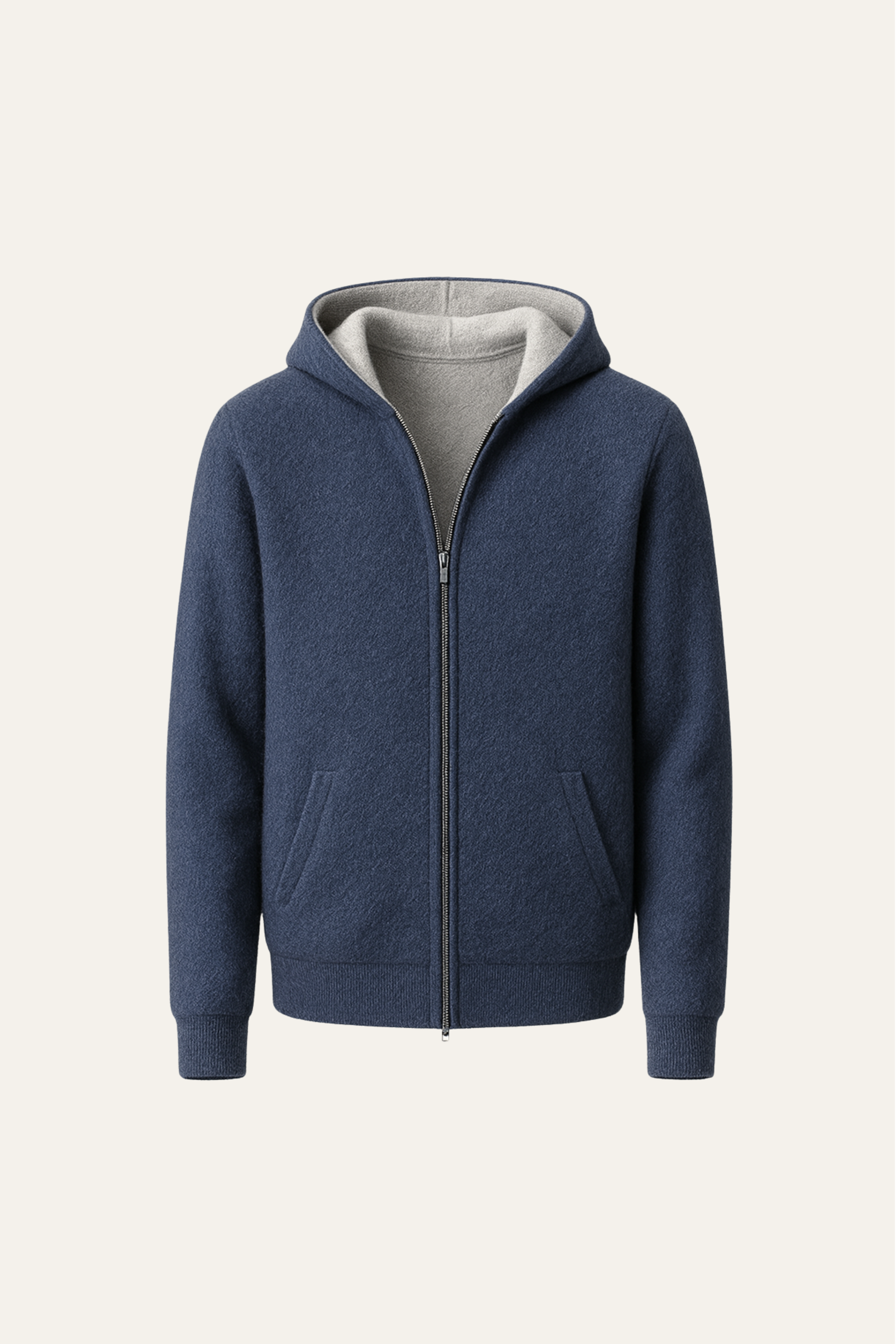 Marco ZIpper Vest Grey