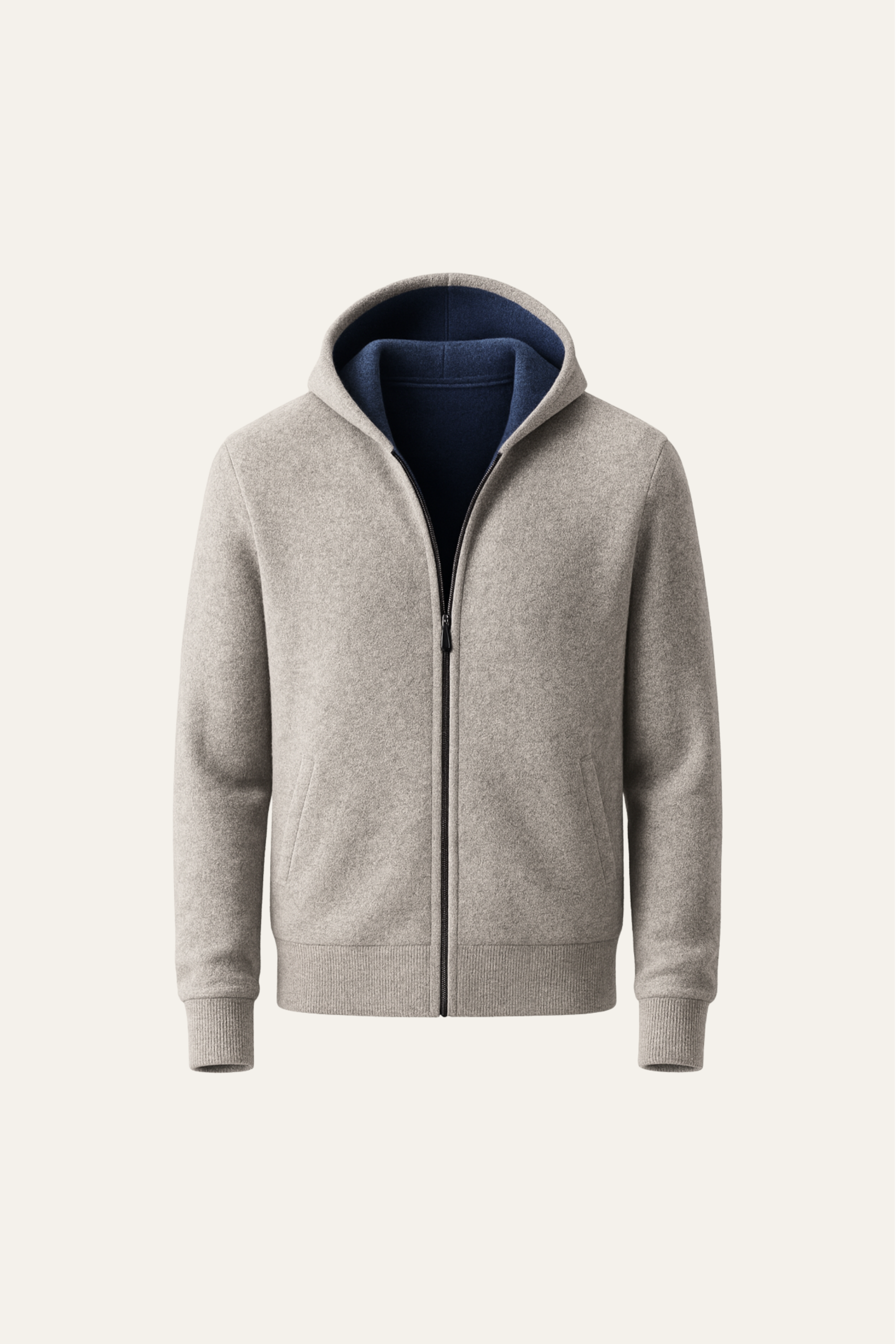 Marco ZIpper Vest Grey