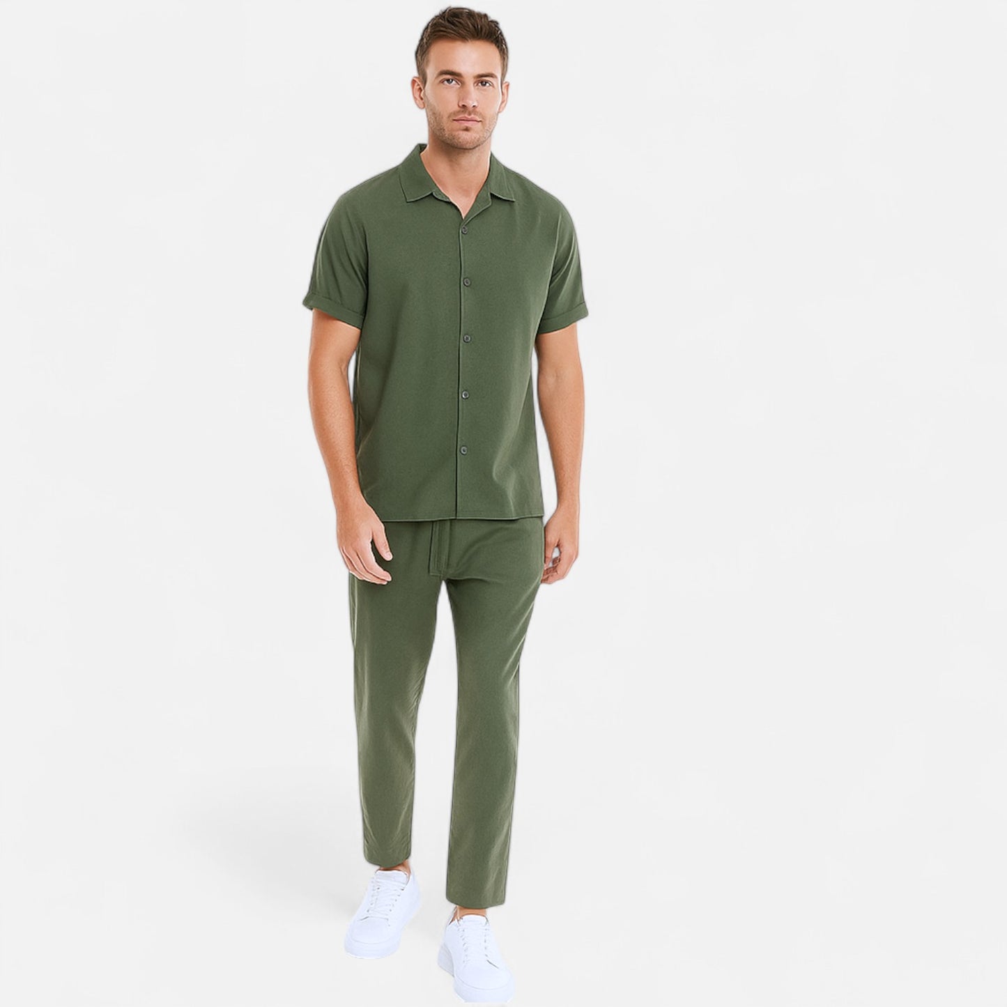 The Gentleman’s Brand | Casual 100% Linen Trousers 2025 – Men’s Breathable, Lightweight Relaxed Fit Summer Staple
