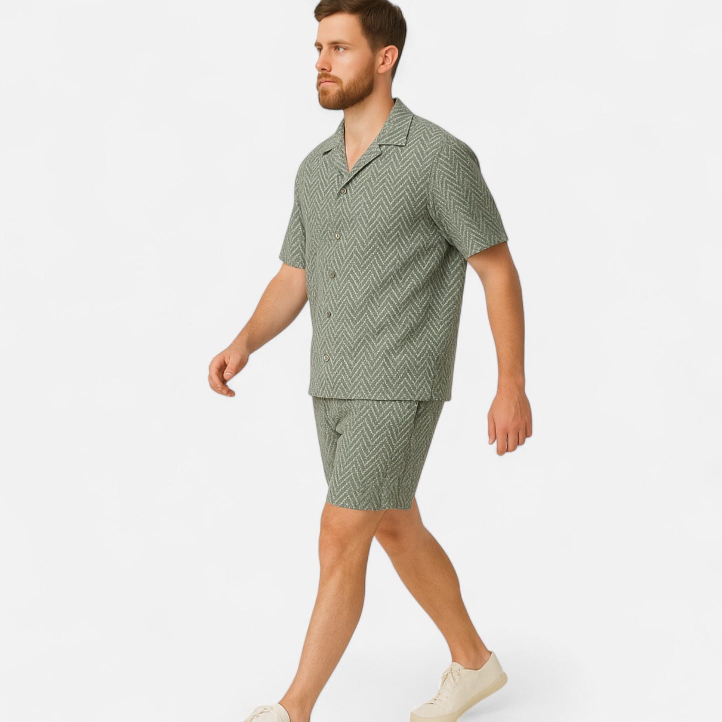 The Gentleman’s Brand | 2-Piece Summer Knit Set for Men – Relaxed Fit – Coordinated Ease, Seasonal Texture