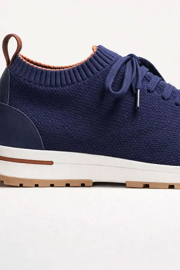 Light Navy Active Knit Sneaker