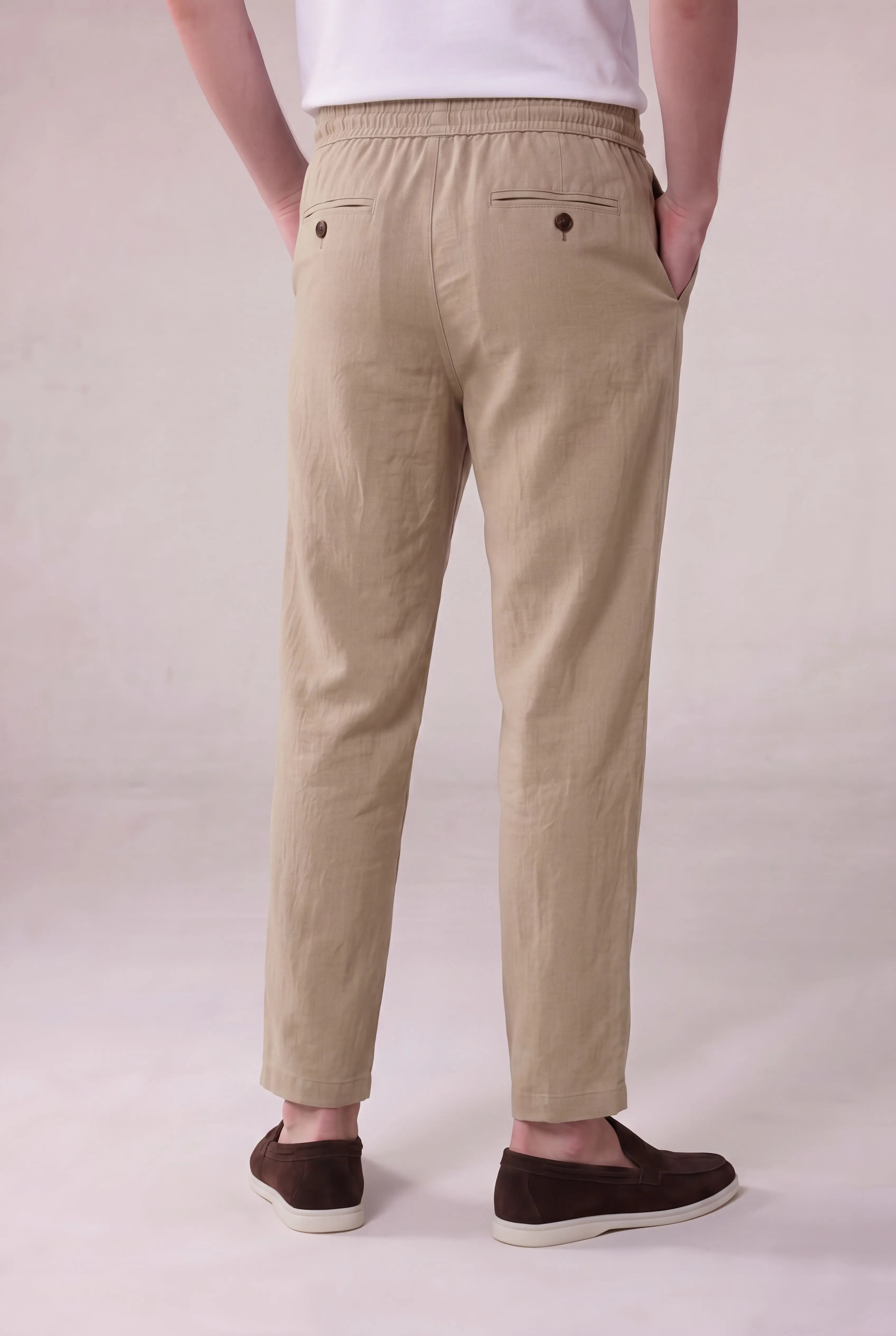 Prentino Tencel Trousers Khaki