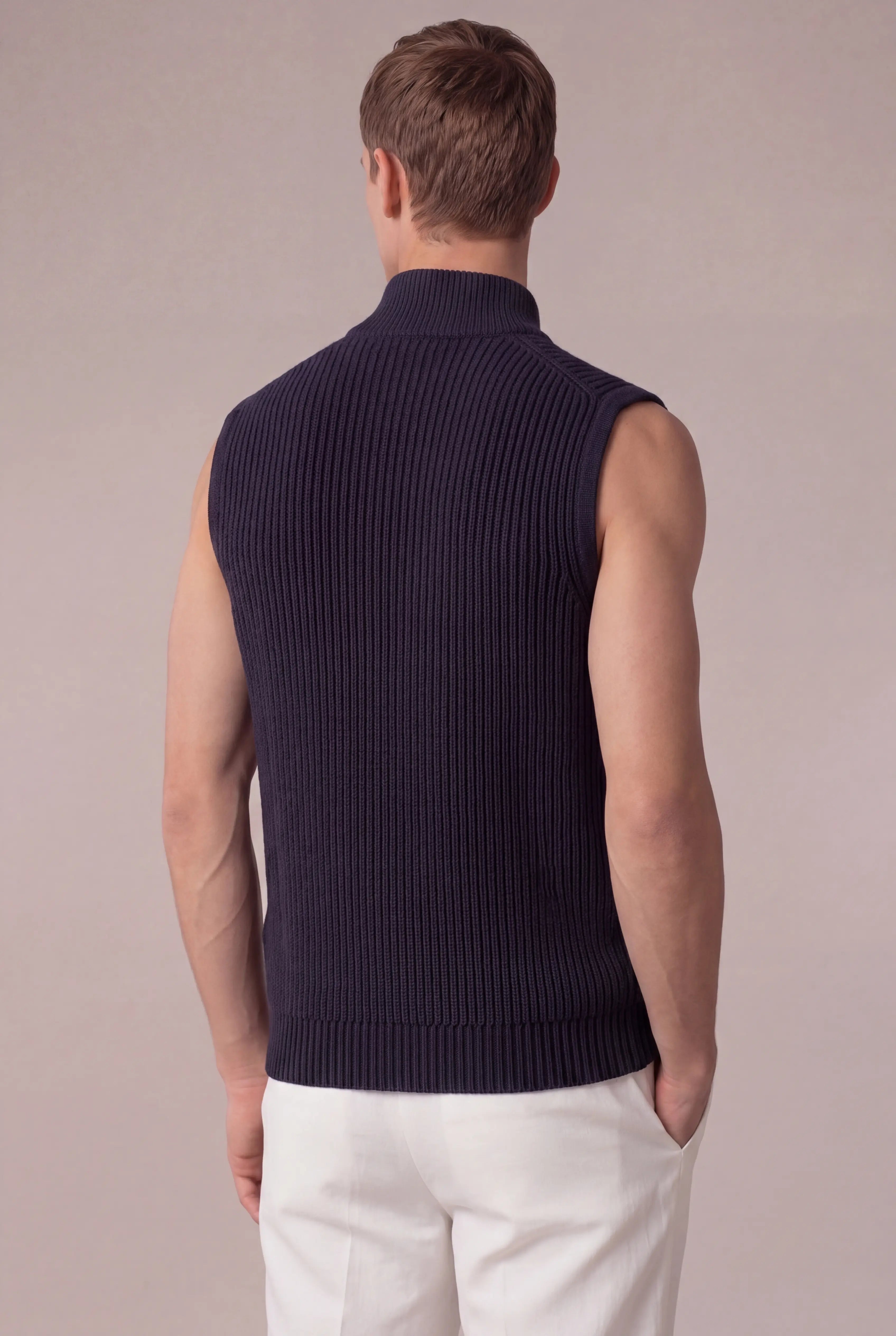 Sorino Merino Knit Trouser Camel