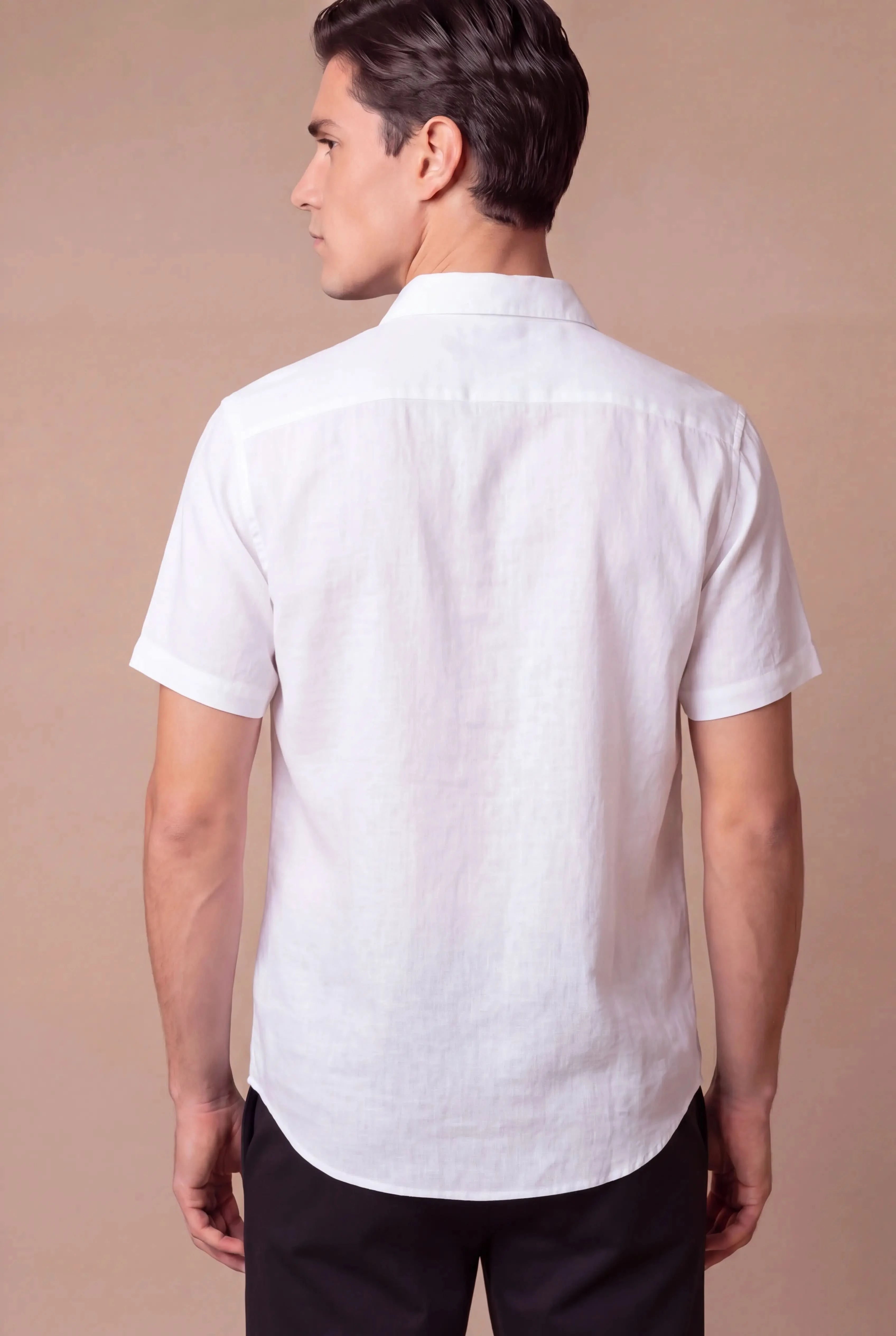 Relvino Linen Shirt White