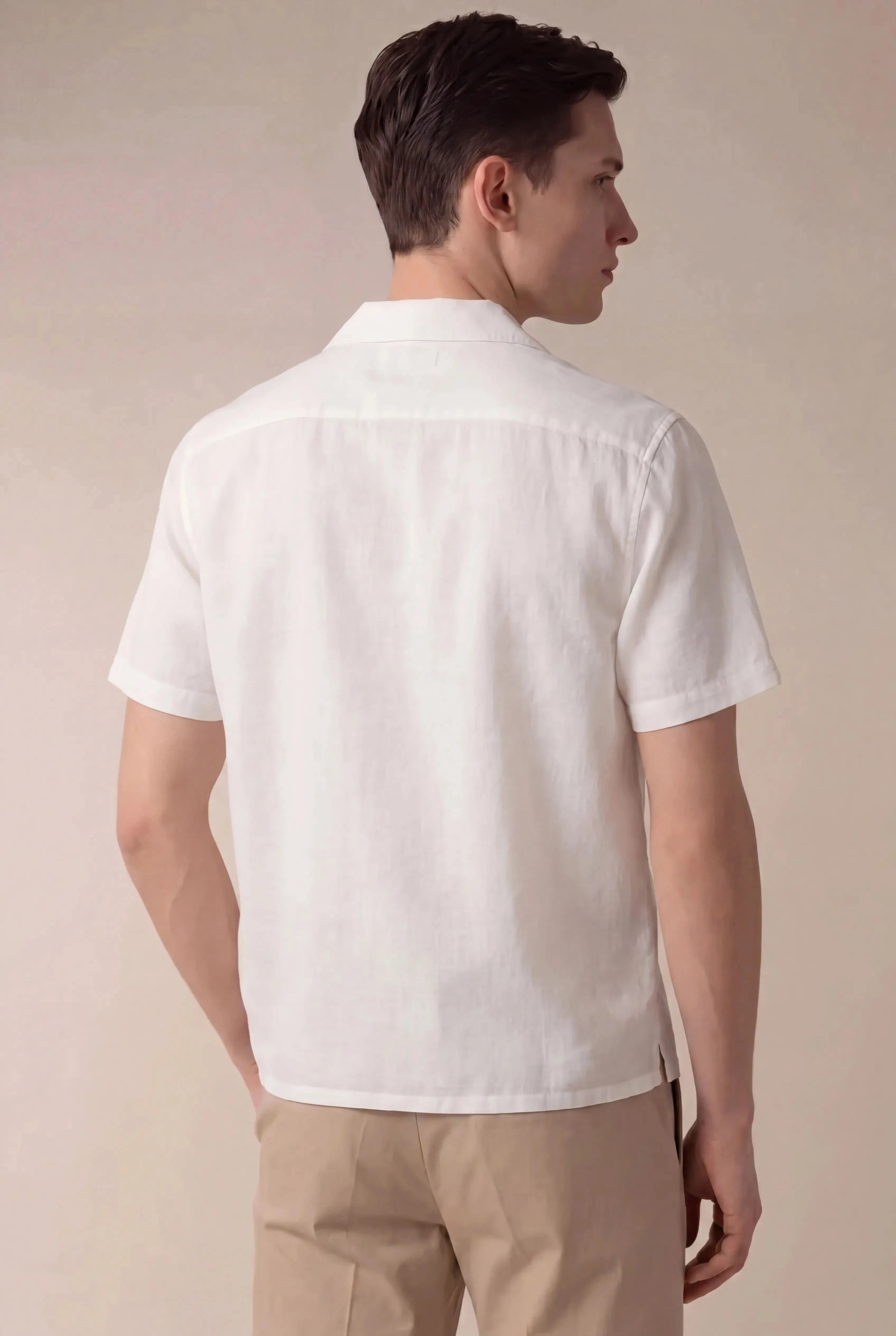 Bianco Linen Shirt White