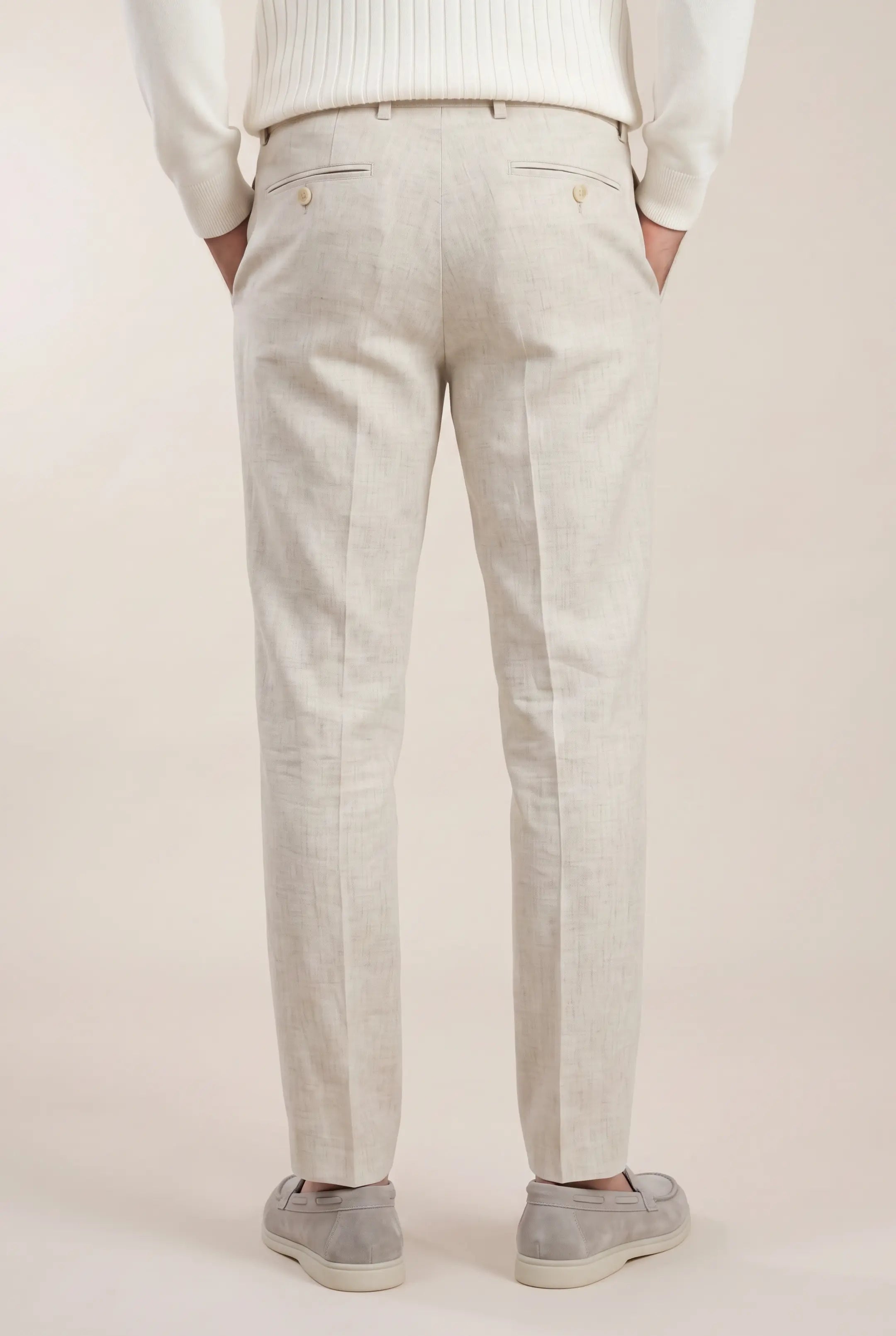 Brelvino Linen Trousers Light Beige