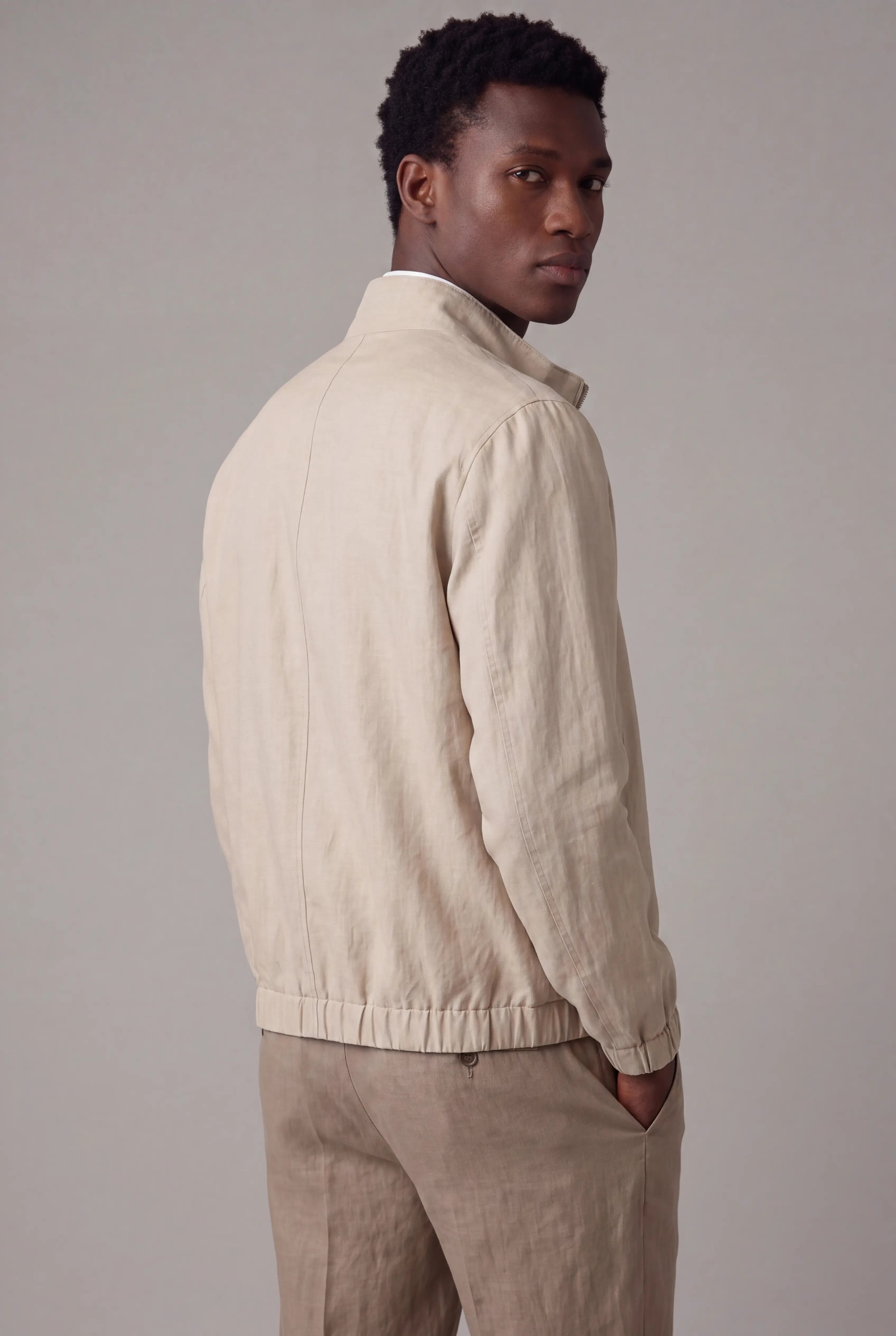 Belvino Linen Jacket Cream