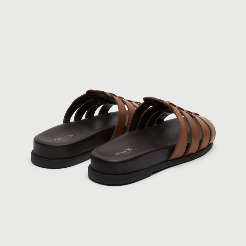 Tan Leather Gladiator Sandal