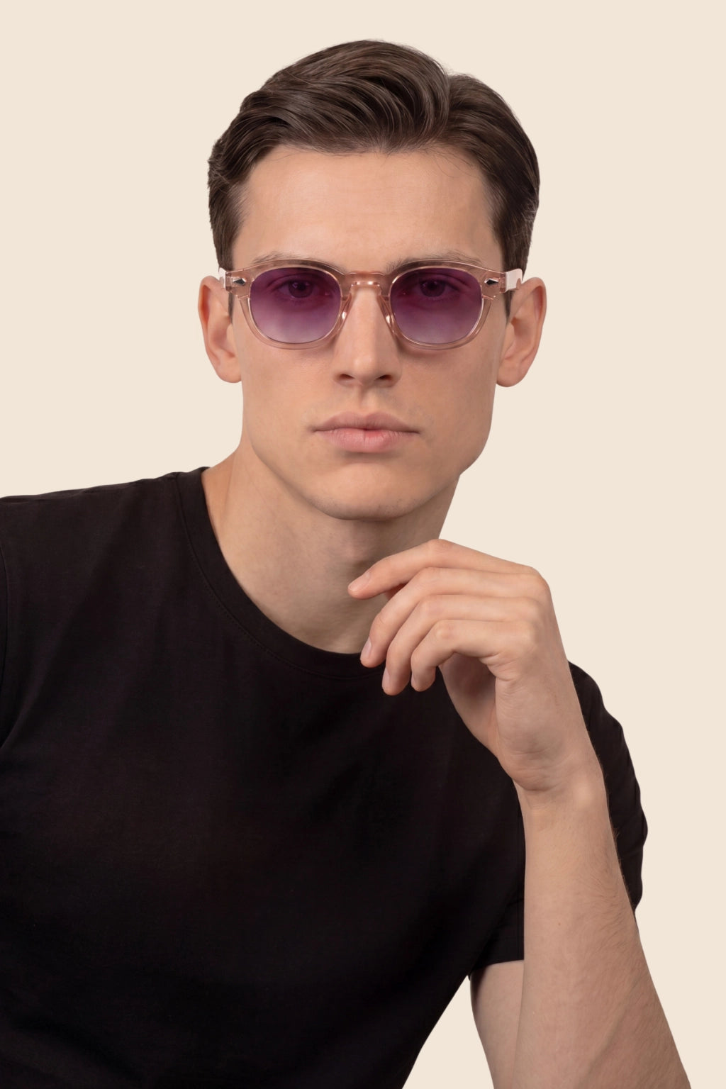 Fabiano Sunglasses Rose Amethyst