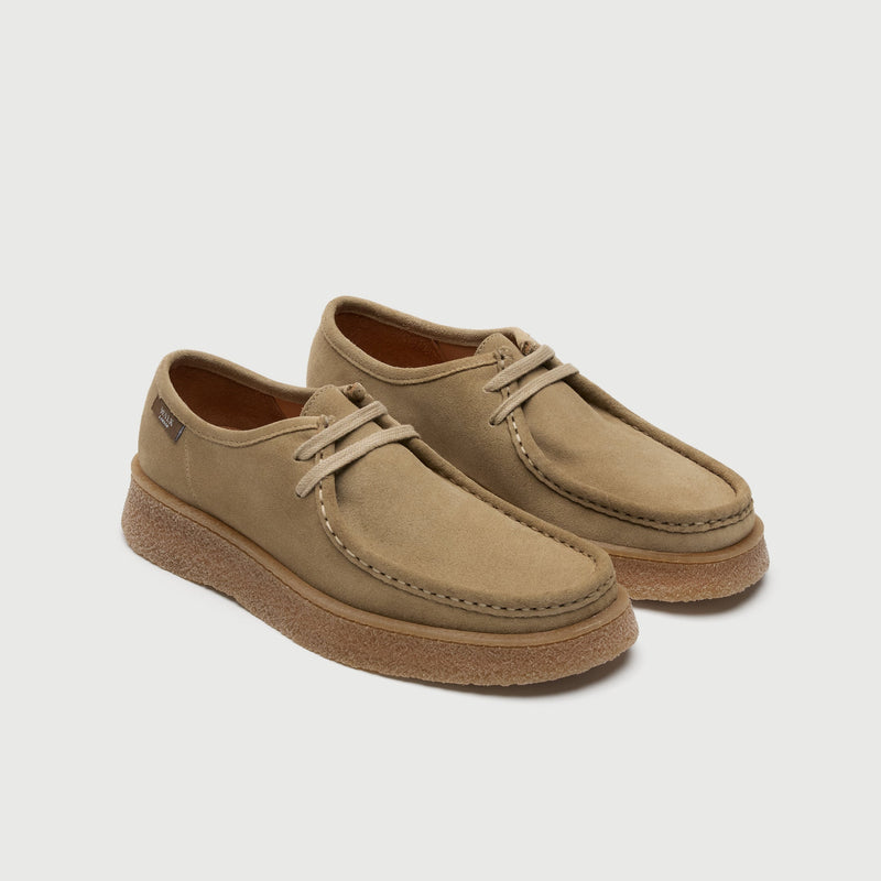 Stone Suède Apron Shoe