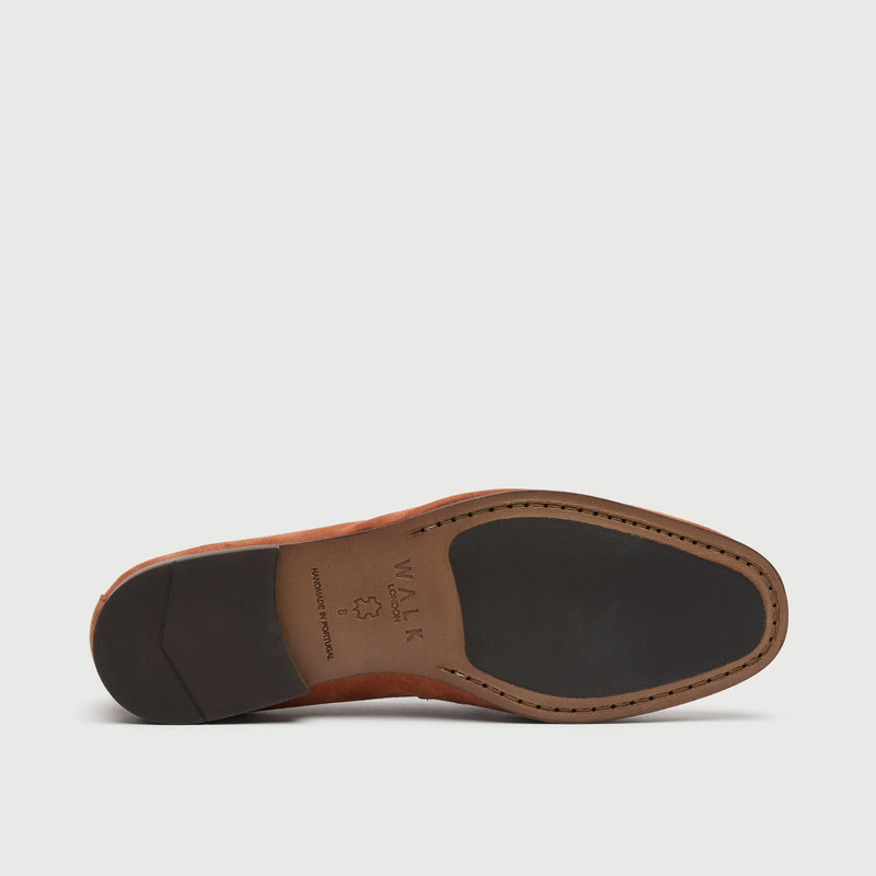 Tan Suède Horse Loafer