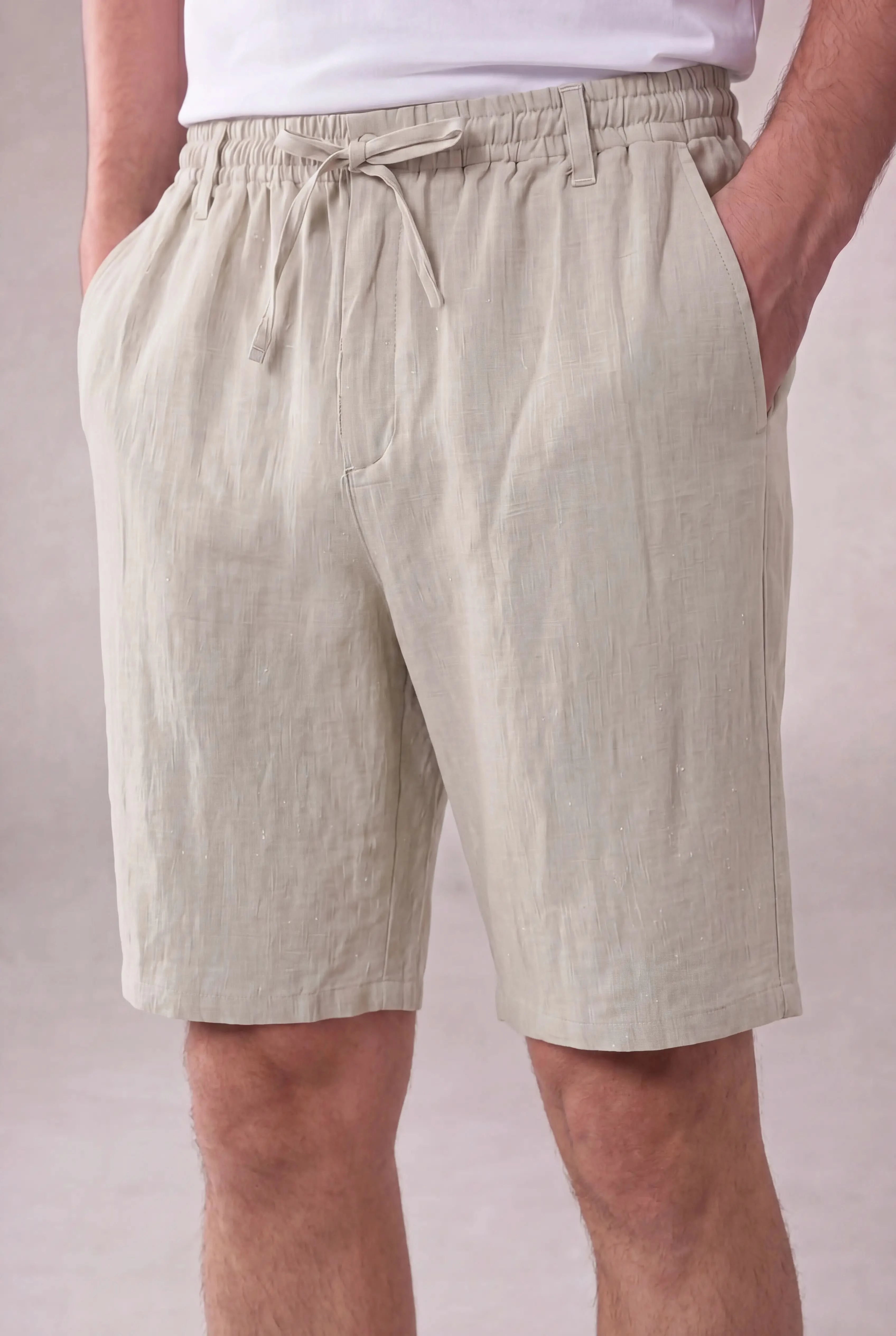 Rosvaro Linen Shorts Beige