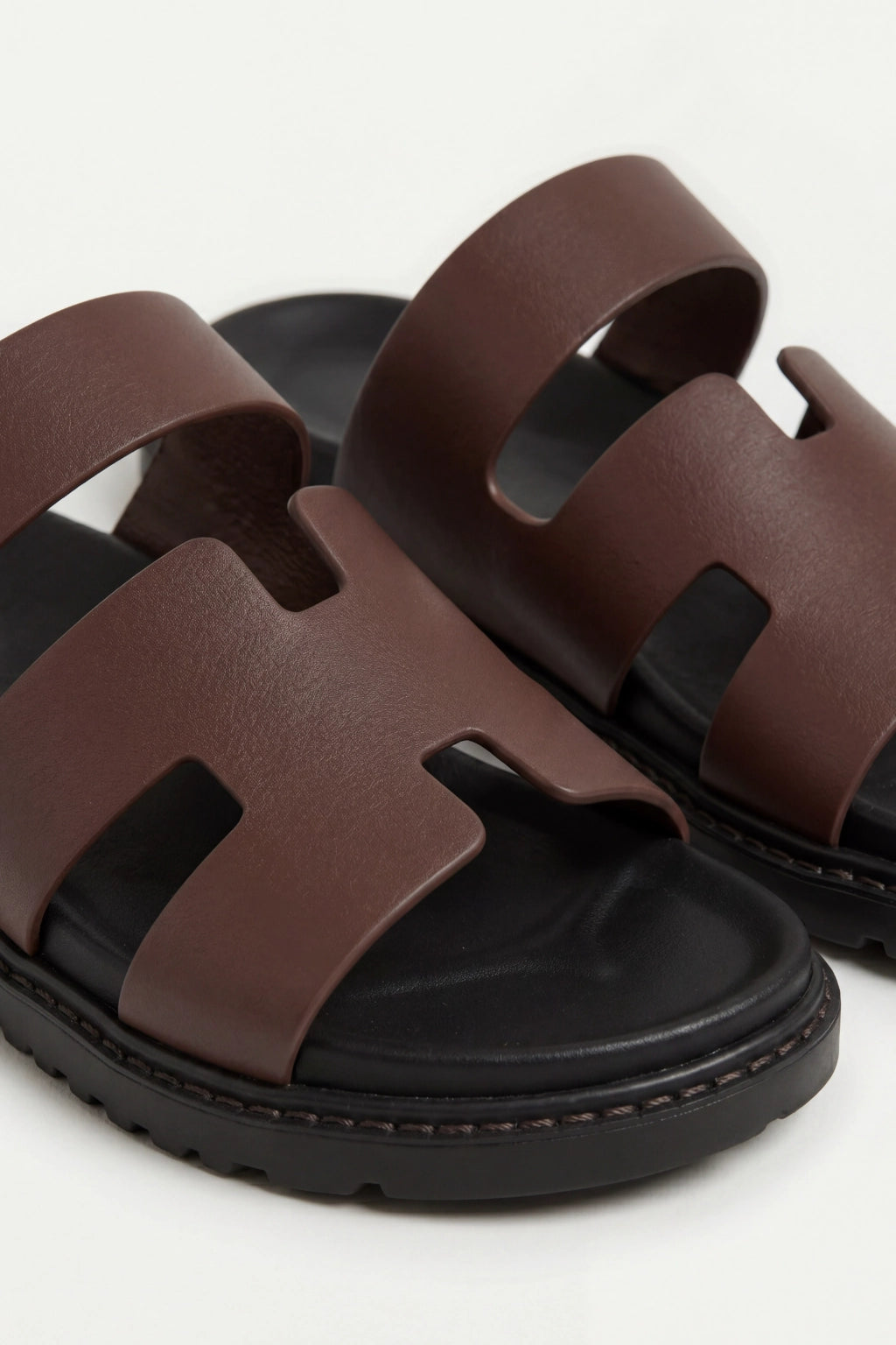 Alessandro Slides Dark Brown