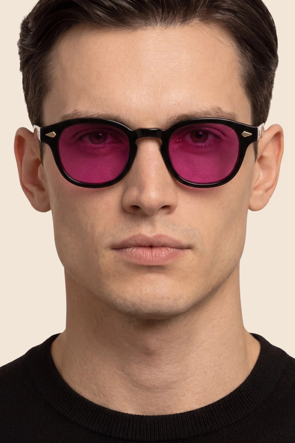 Dante Sunglasses Fuchsia Noir