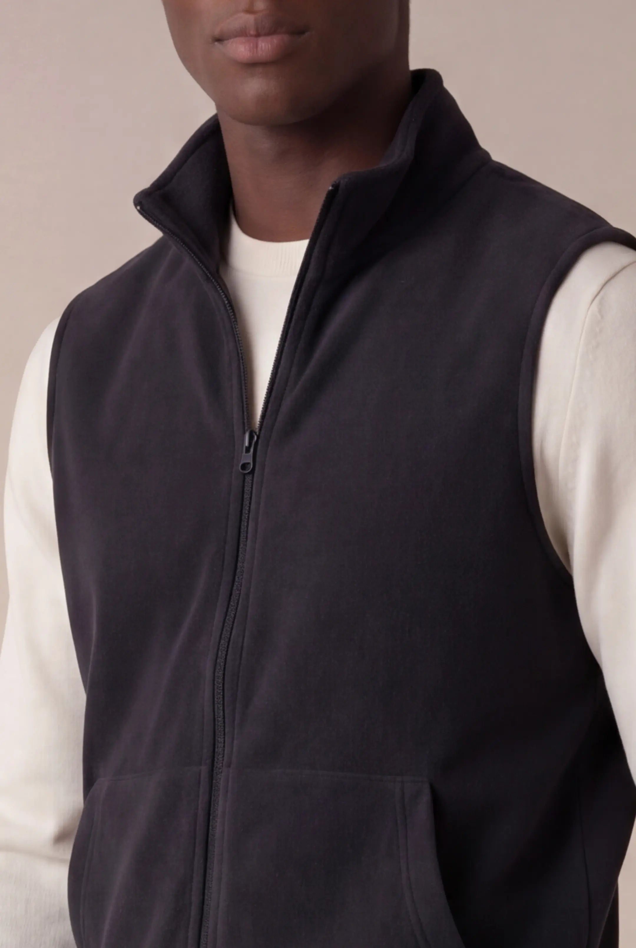 Corvaro Fleece Vest Black