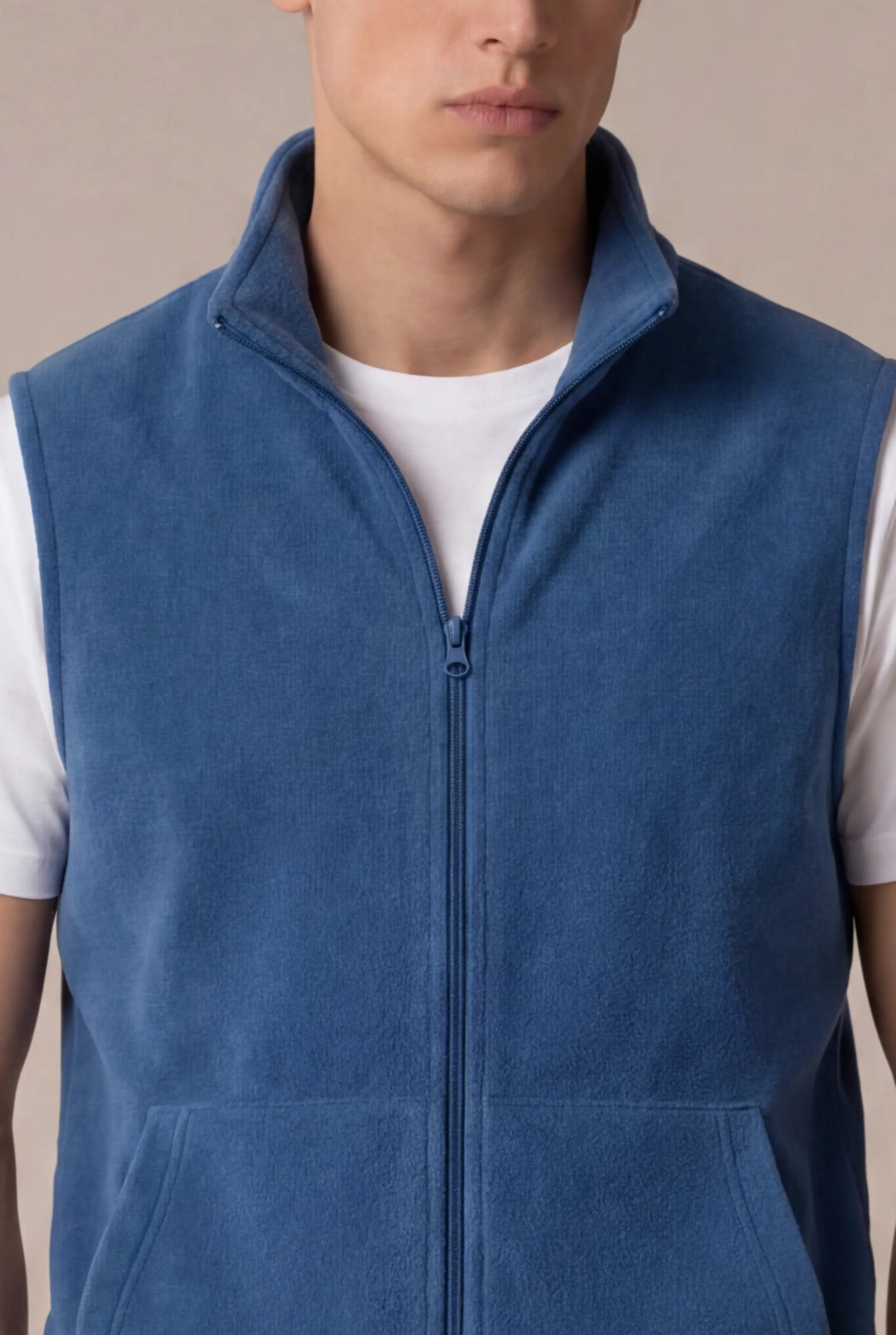 Corvaro Fleece Vest Royal Blue