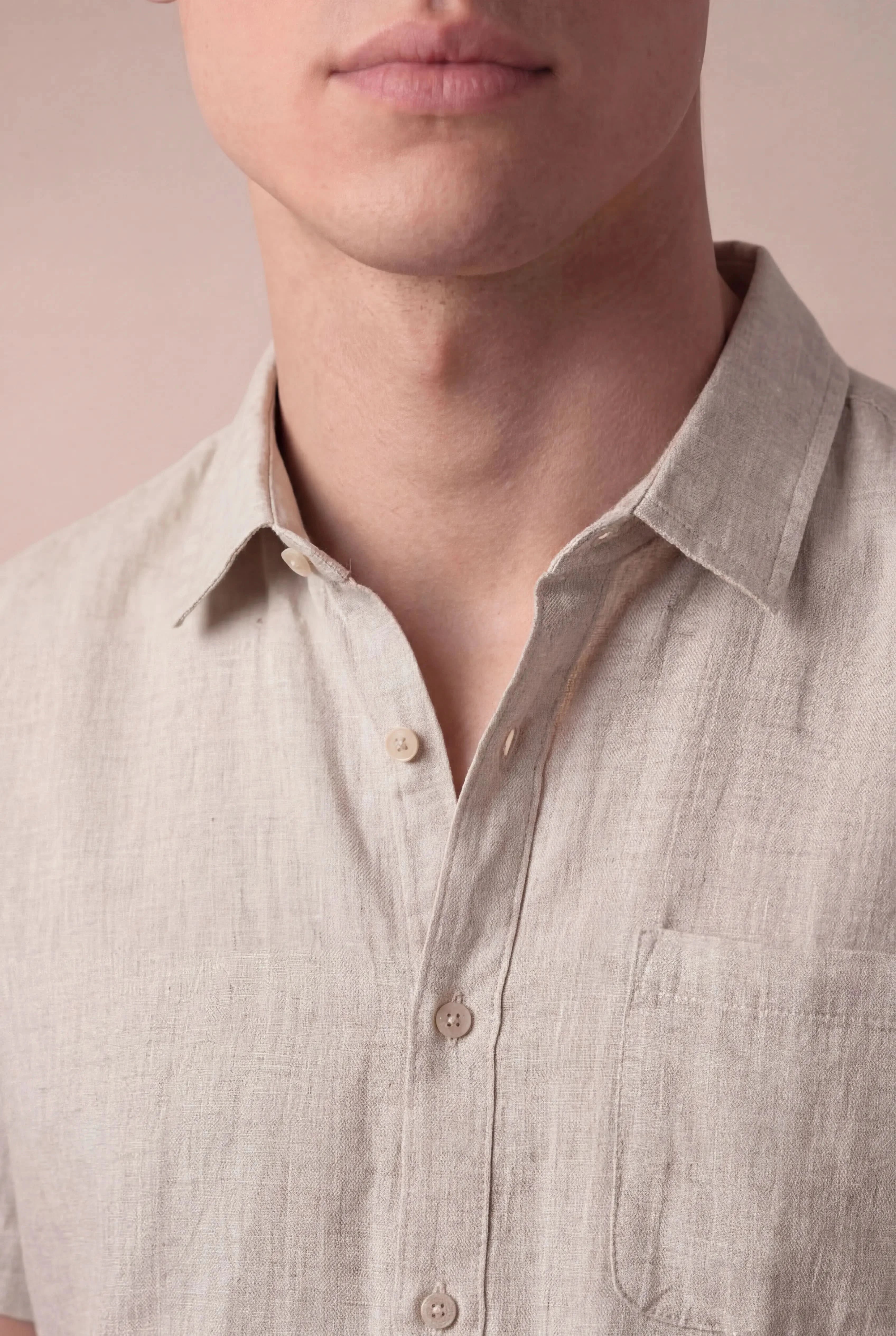 Relvino Linen Shirt Beige
