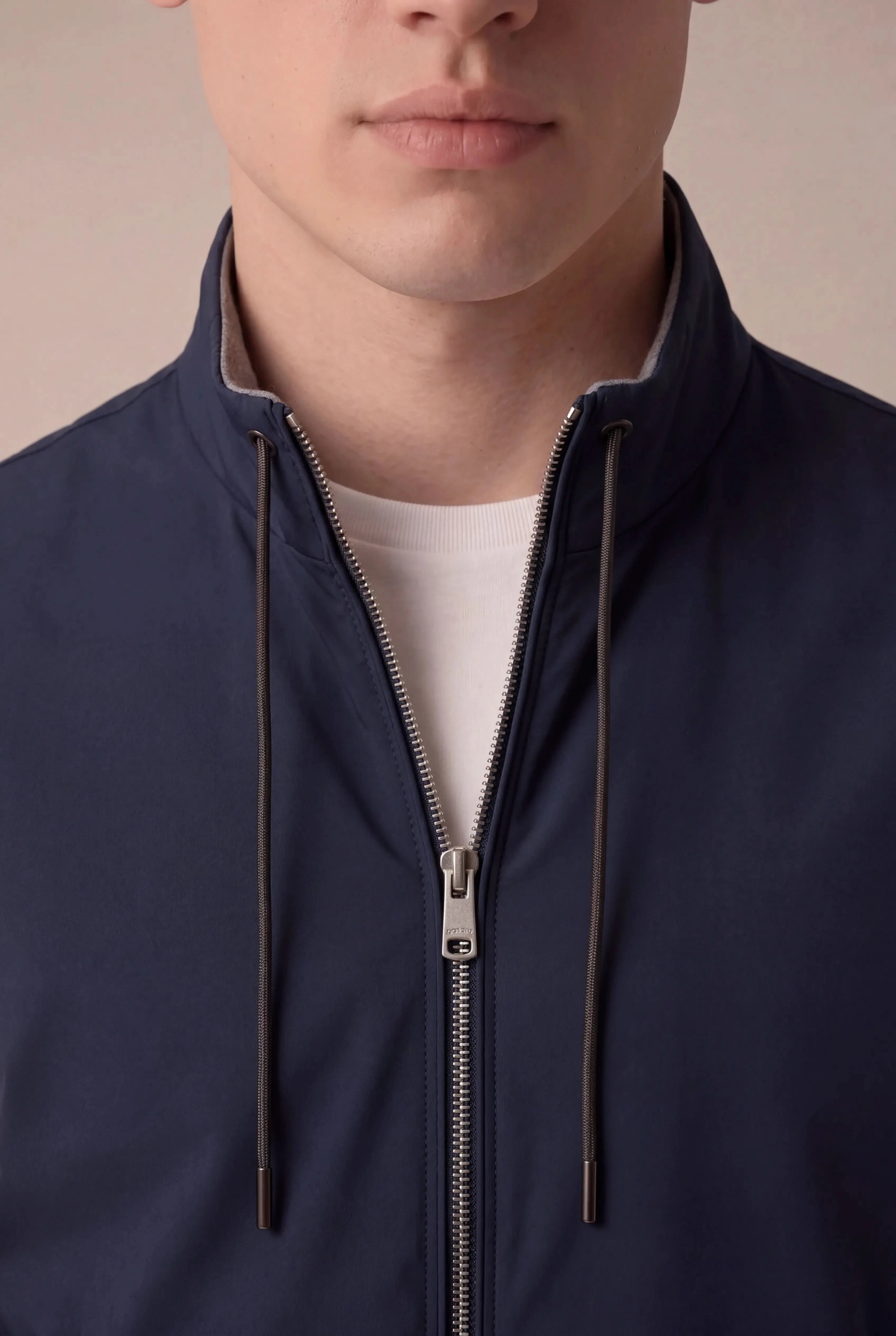 Brentino Zip Vest Navy