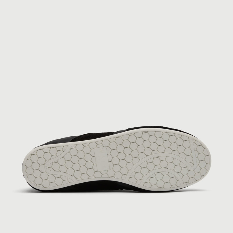 Black Suède And Textile Firenze Trainer