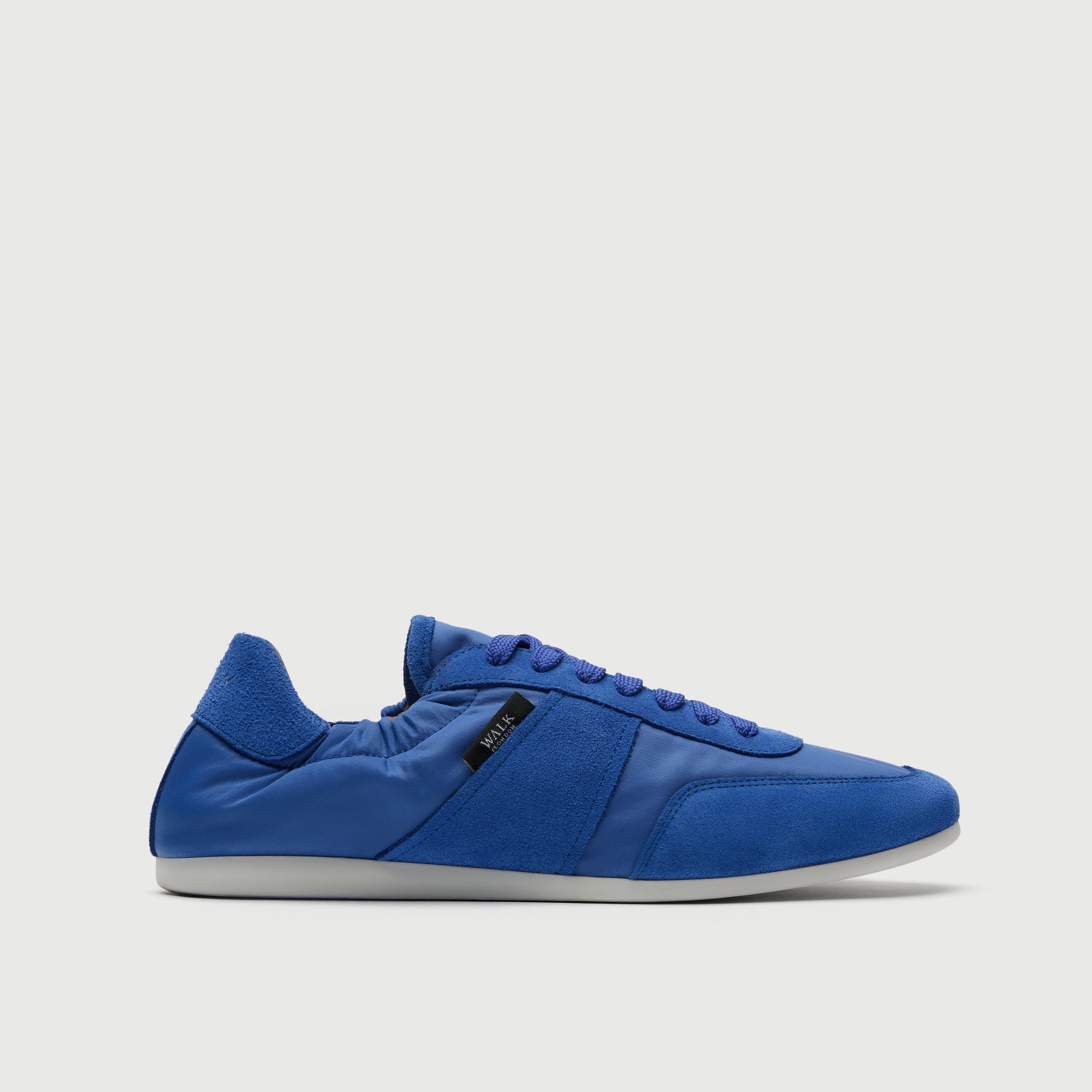 Blue Suède And Textile Firenze Trainer