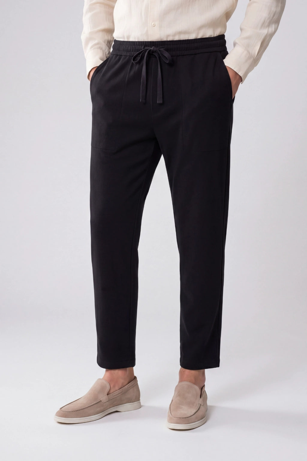 Belvaro Linen Trousers Black