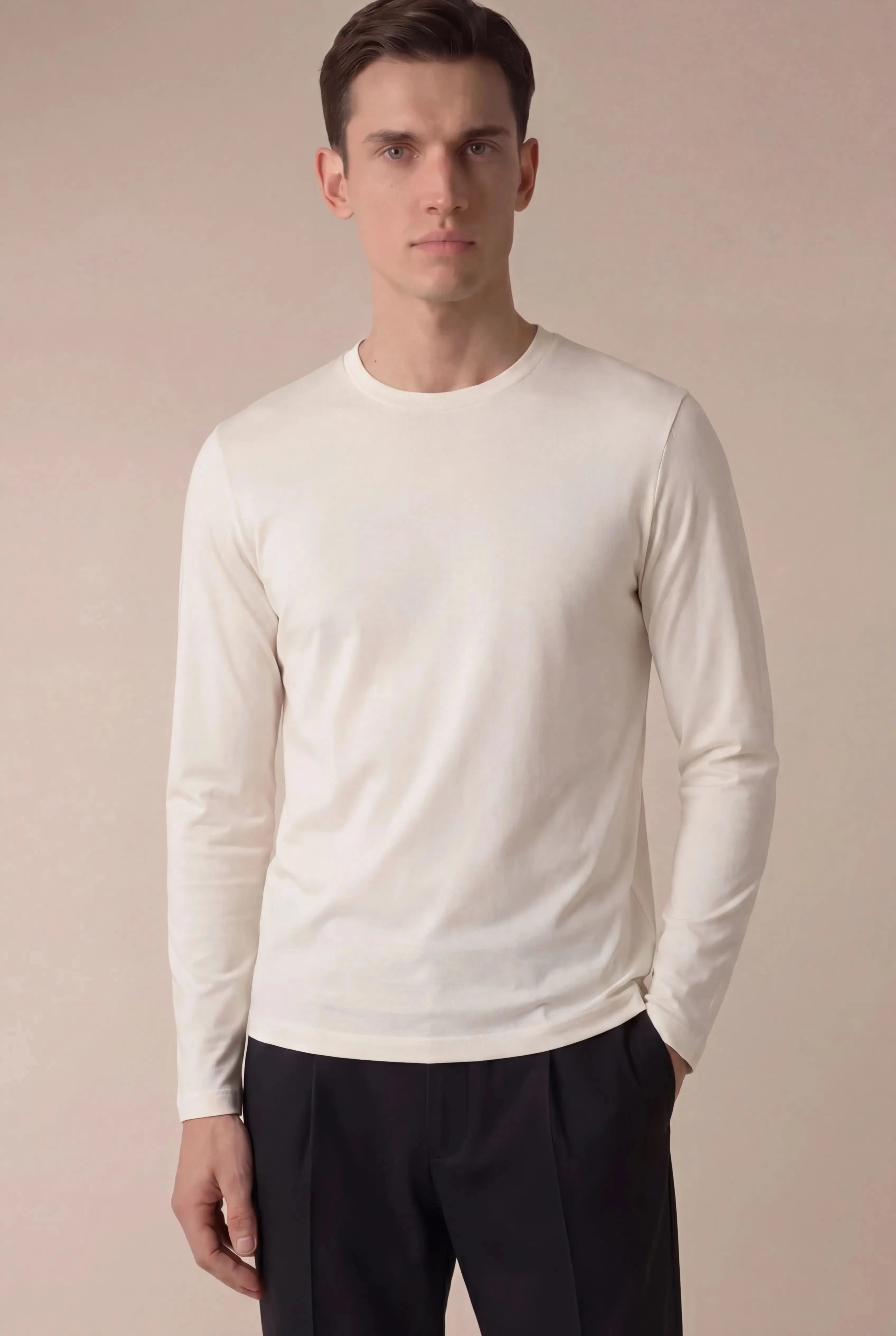 Tivano Long Sleeve Tee White