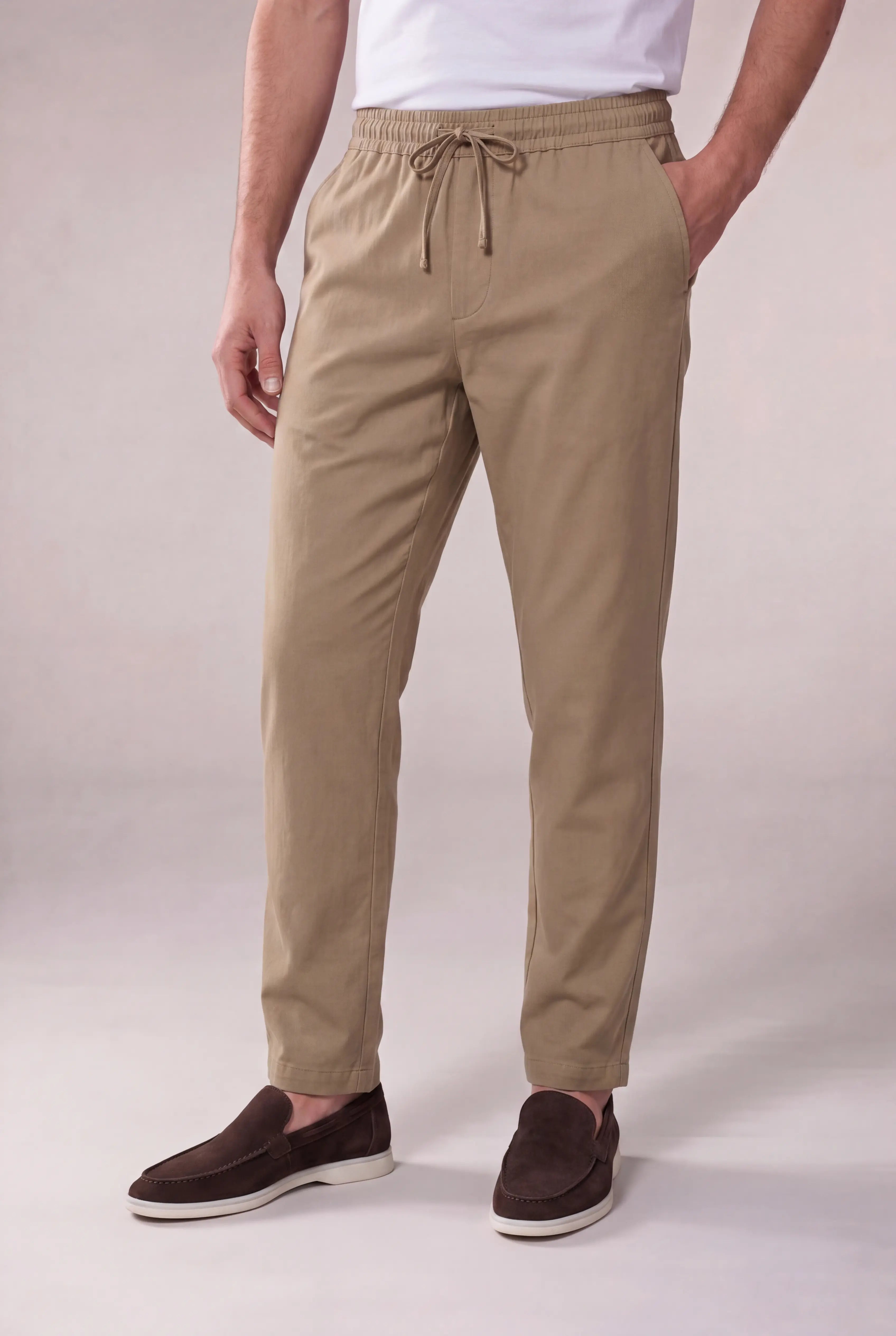 Prentino Tencel Trousers Khaki