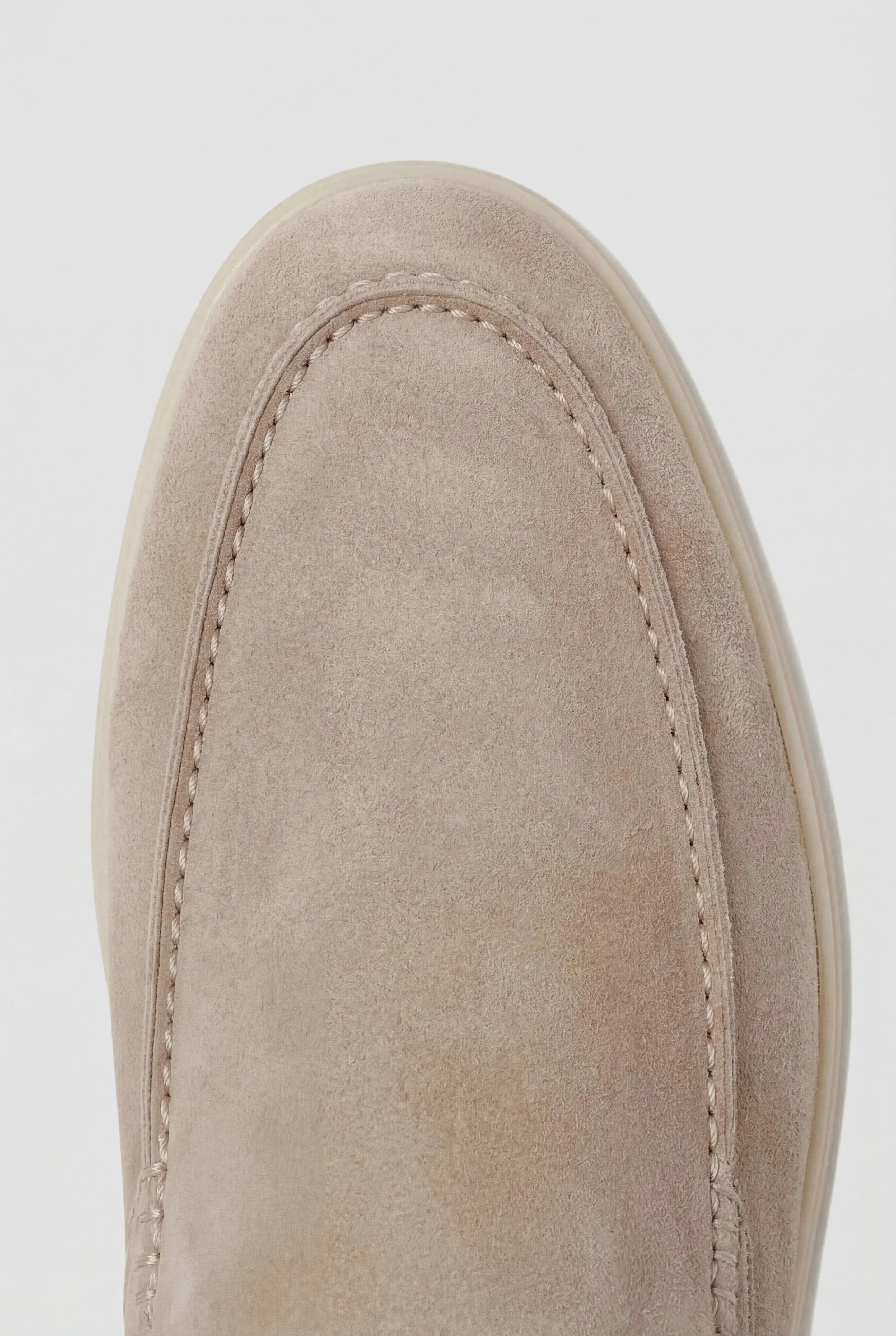 Suède Yacht Mule Beige