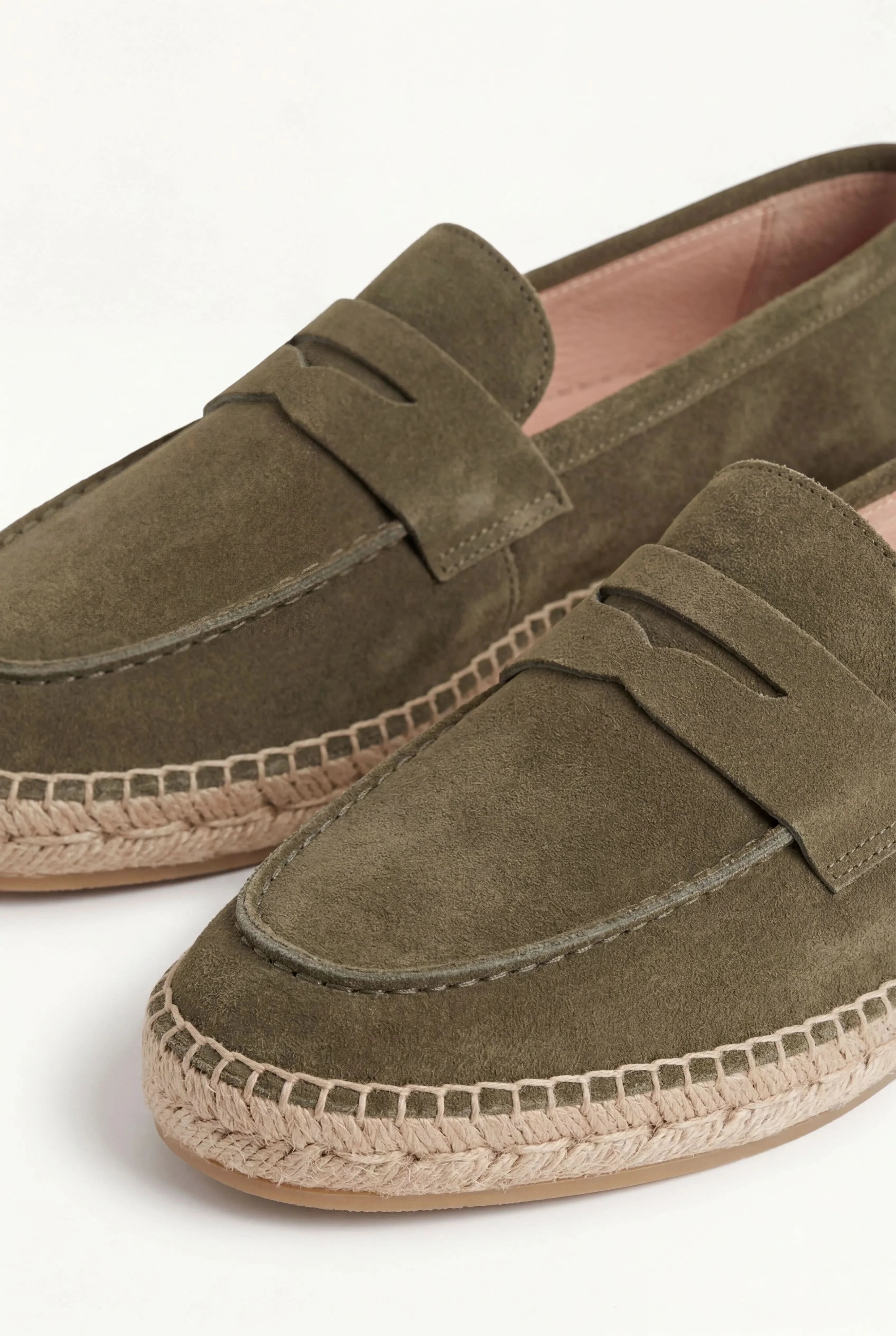 Seaside Loafer Olive Suède