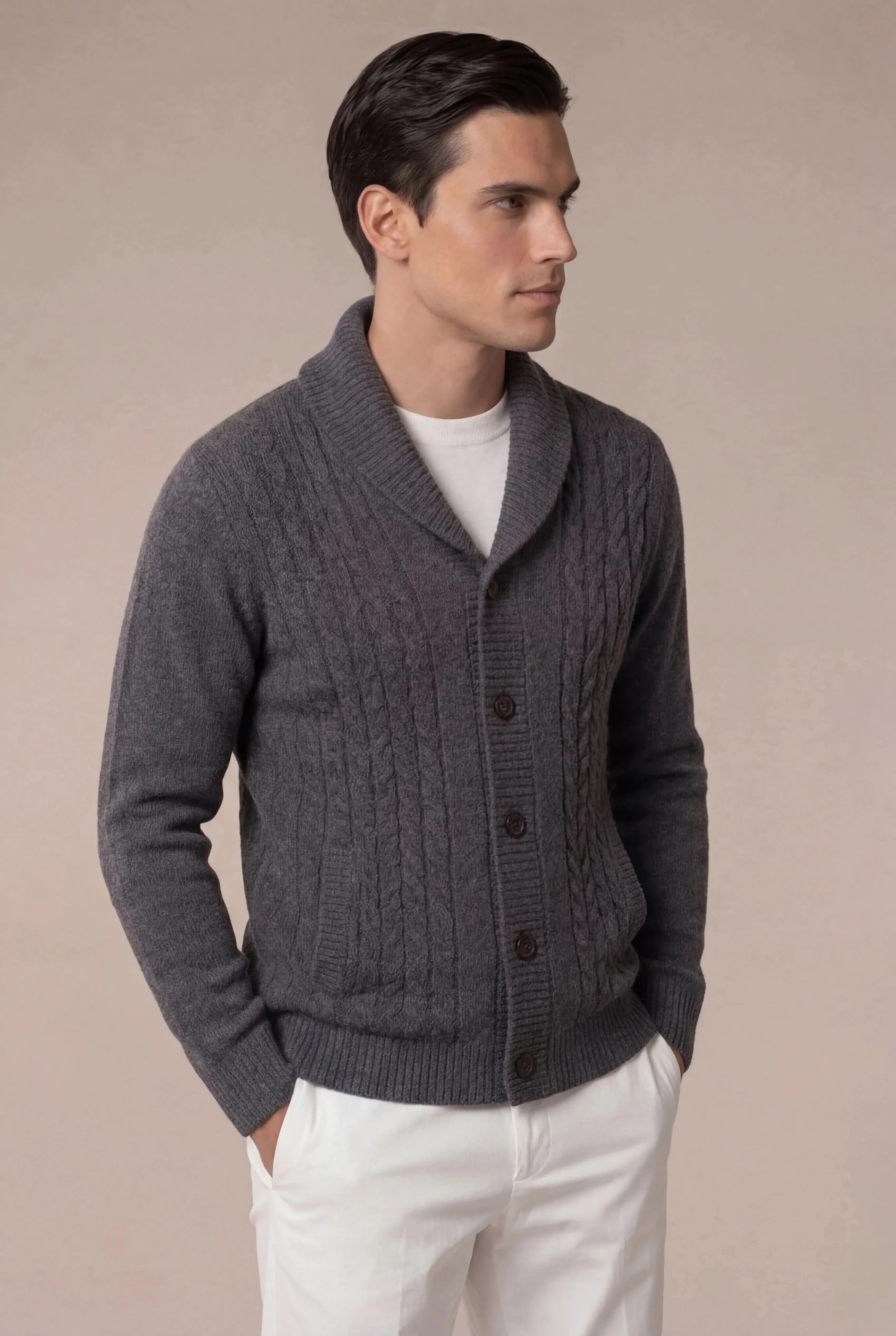 Ombre Grey Cardigan