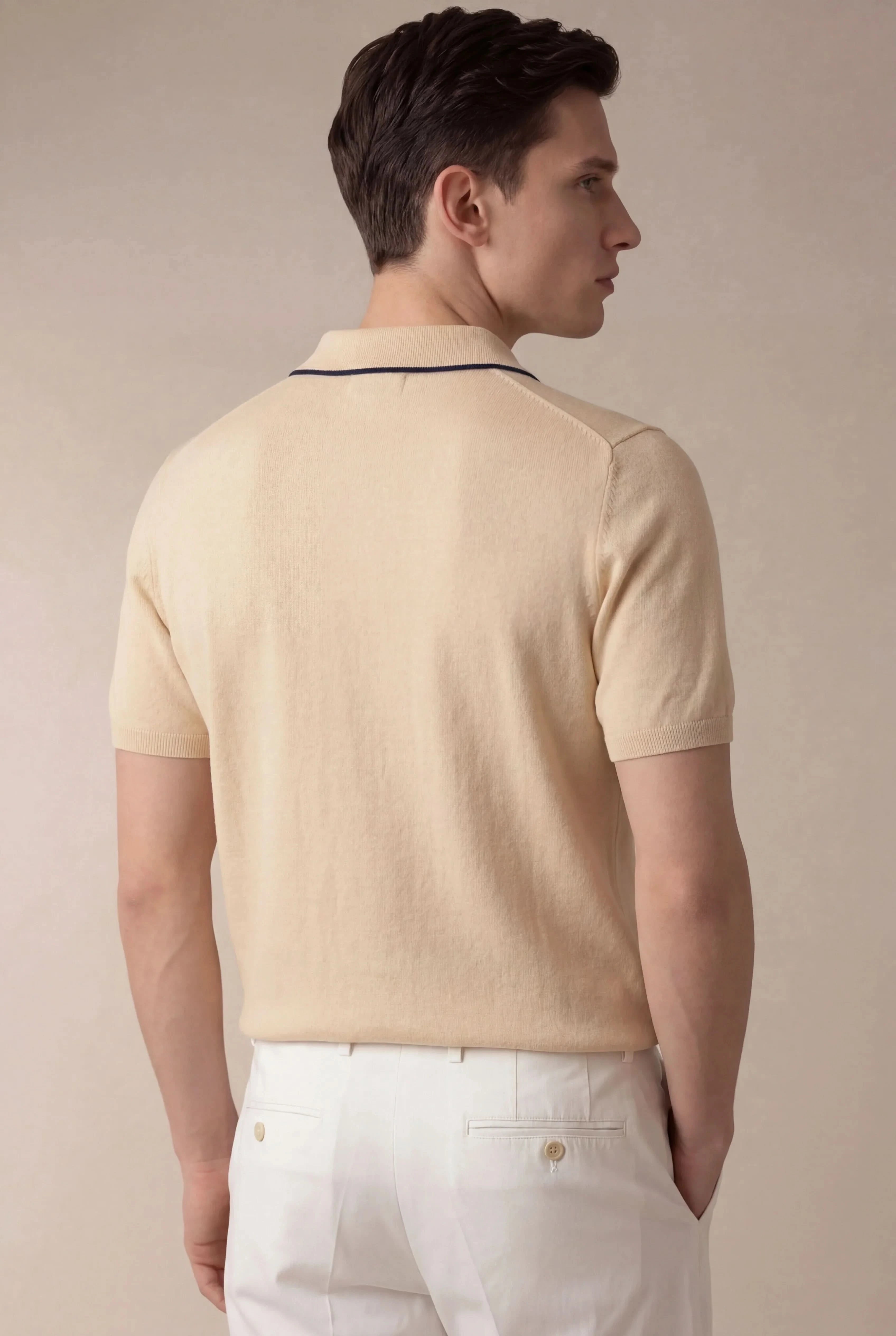 Beige Preditor Polo
