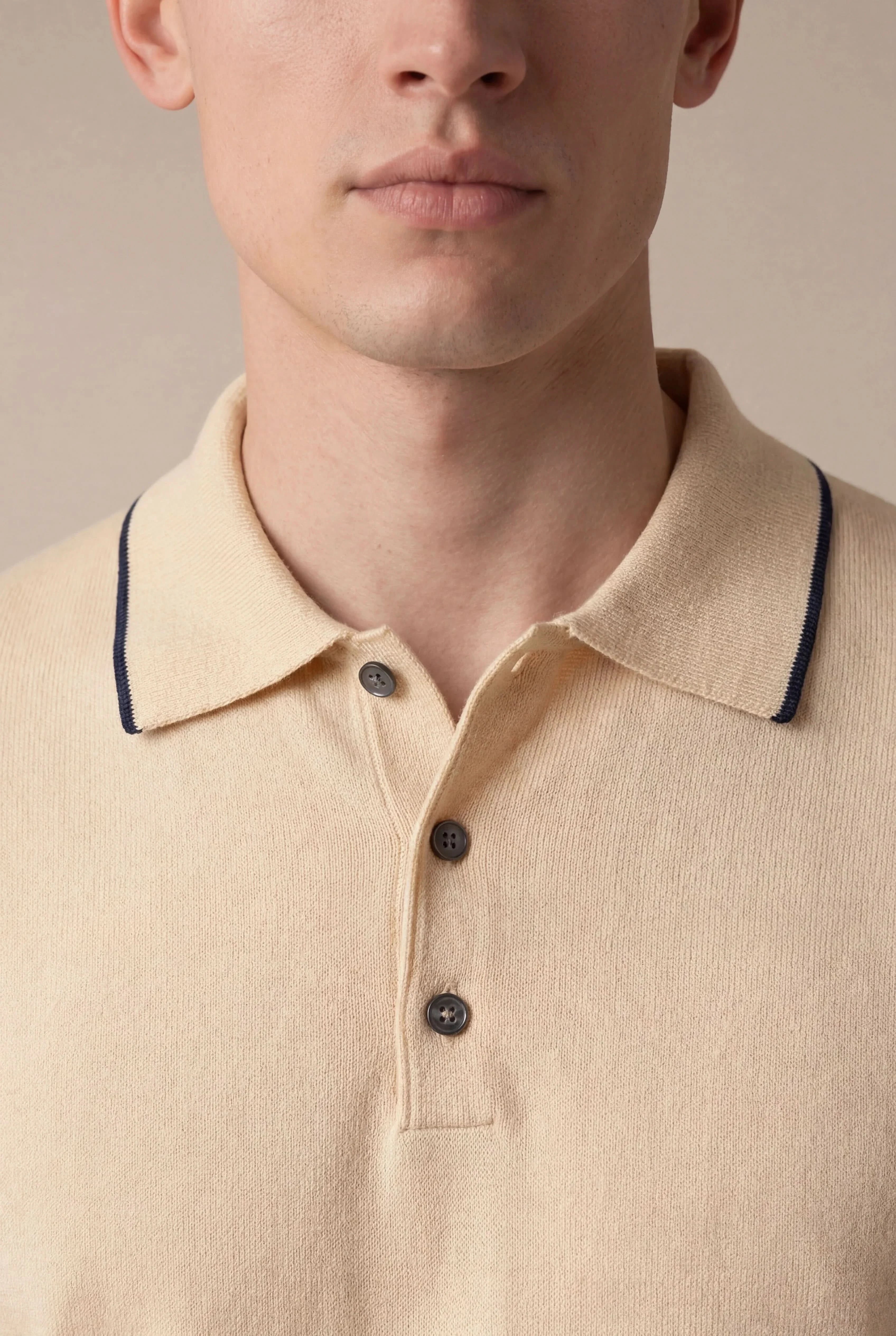 Beige Preditor Polo