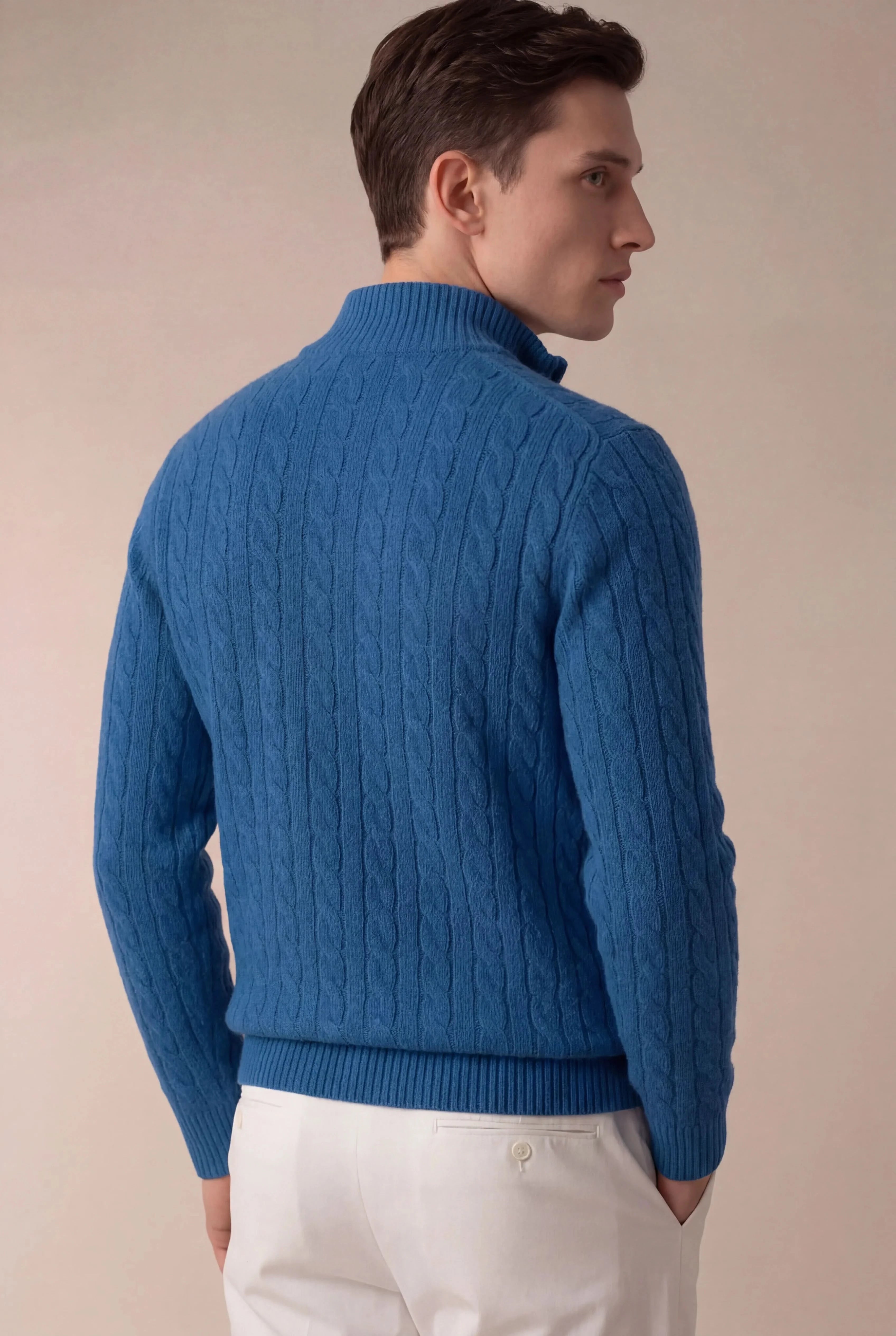 sero Cable Knit Blue