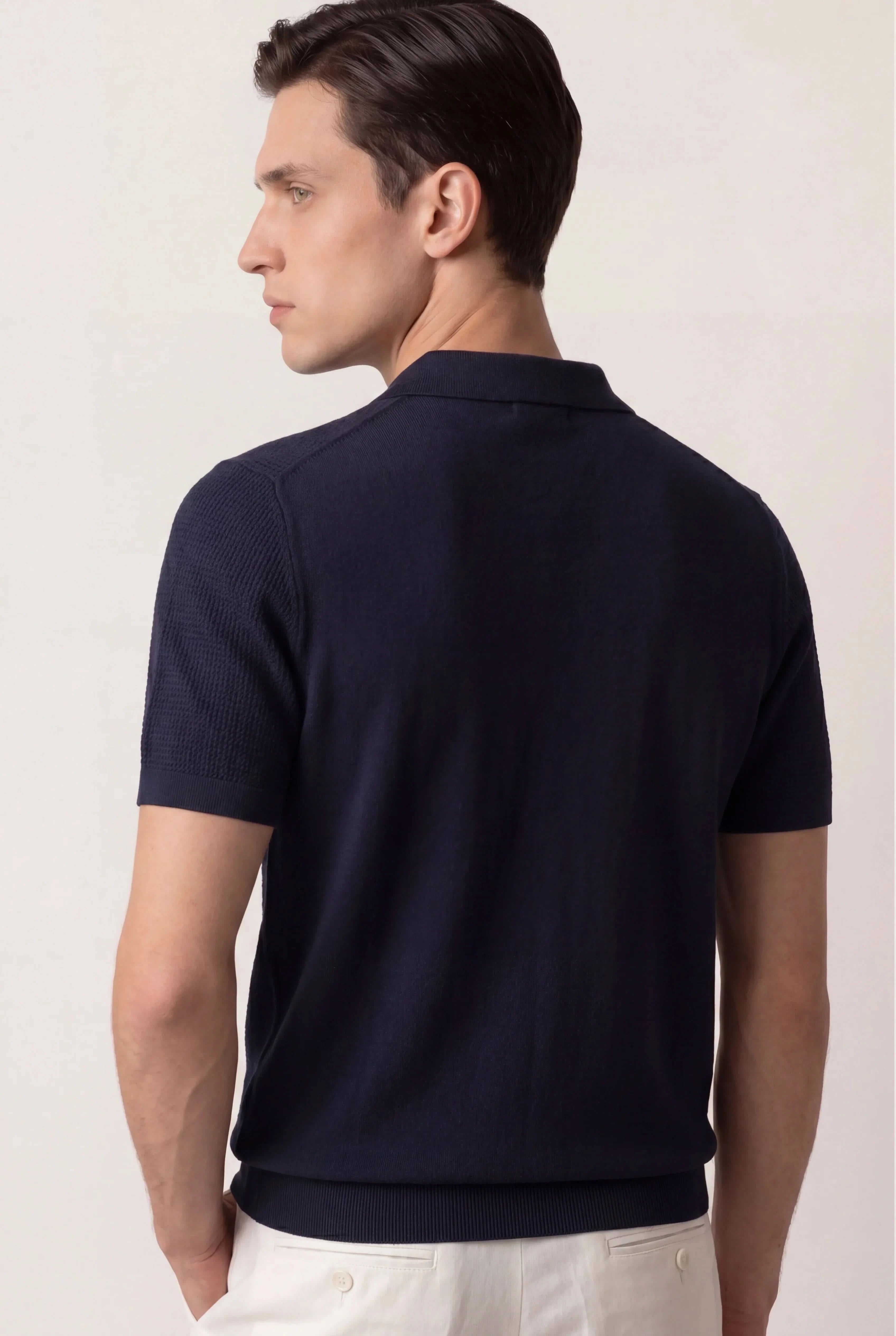 Navy Classic Drift Polo