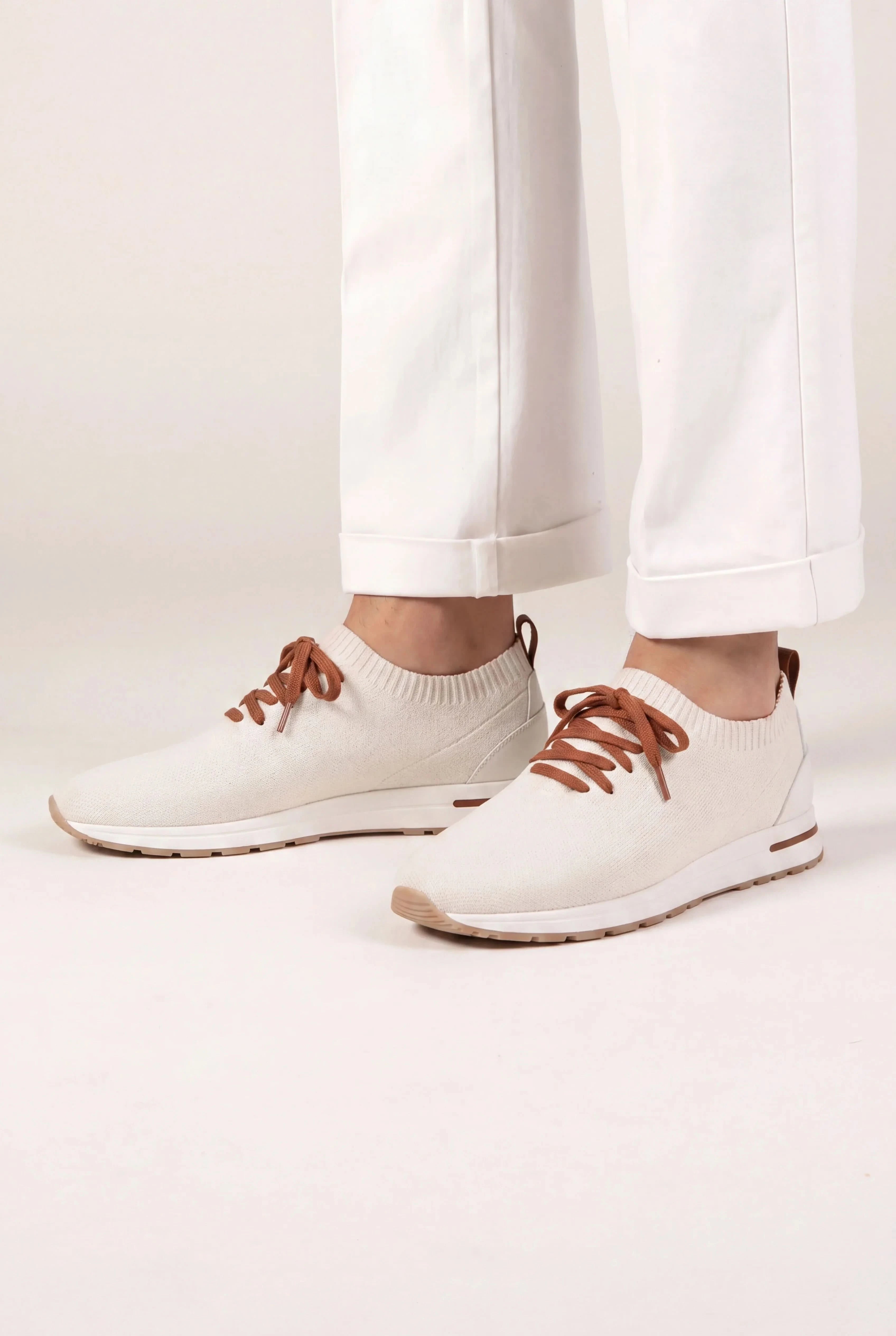Light Ivory Active Knit Sneaker